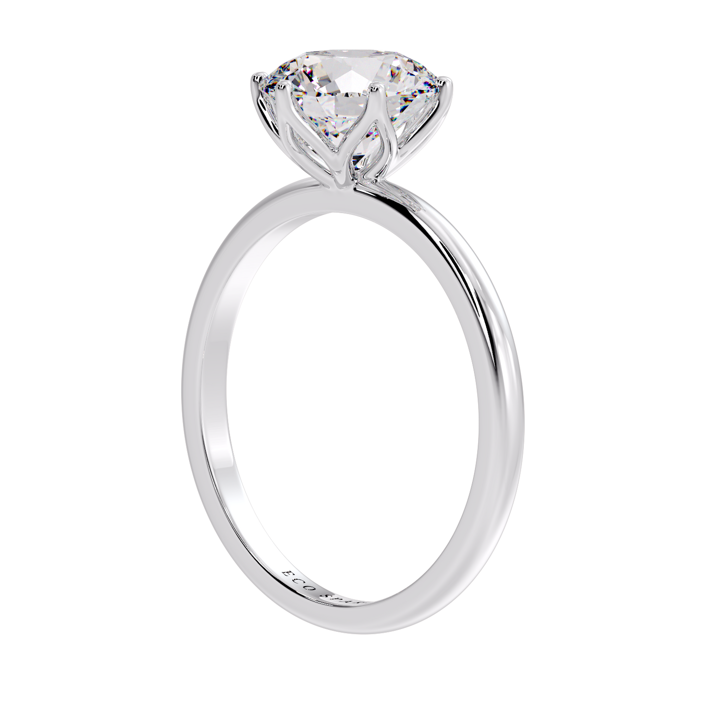 6 PRONG ROUND DIAMOND RING