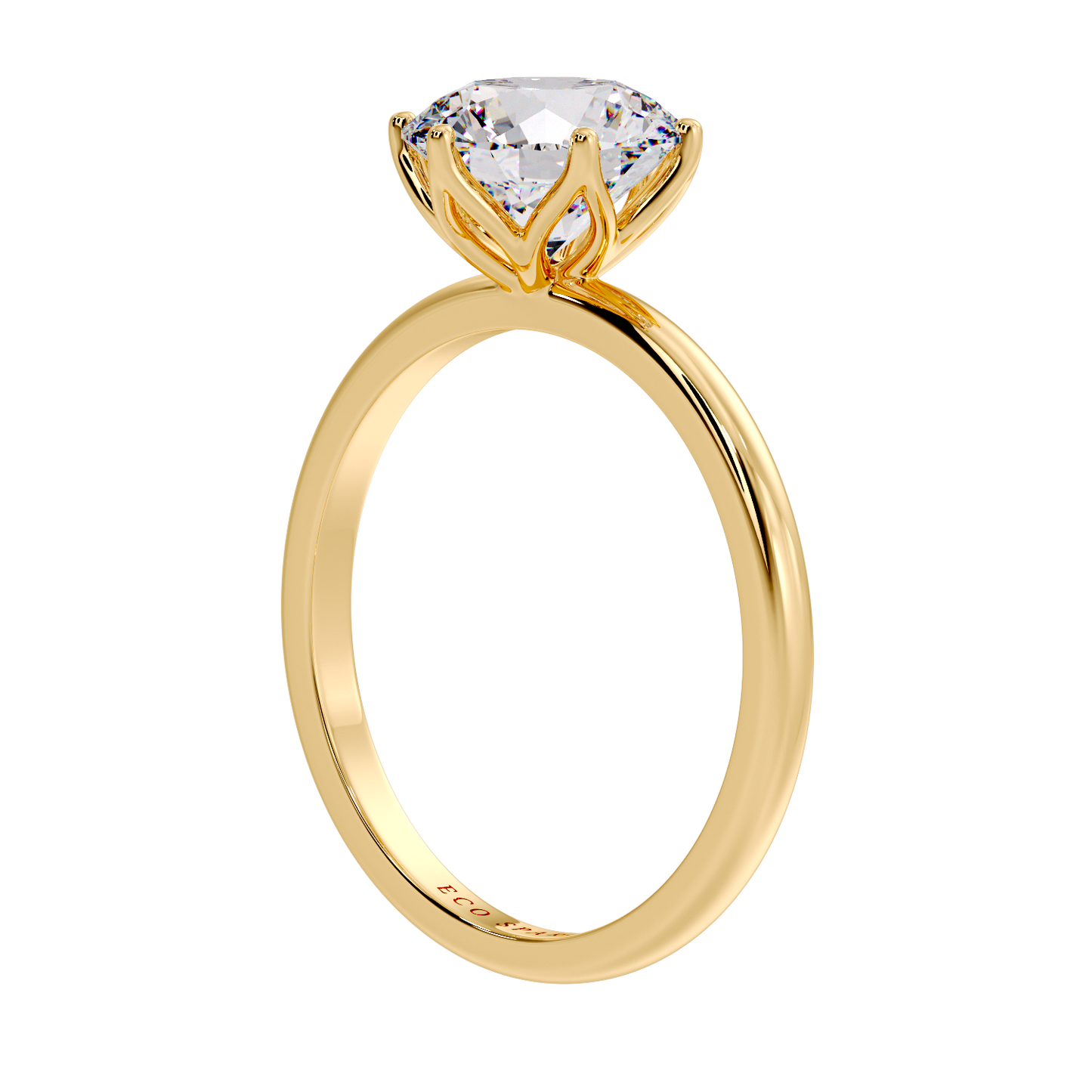 6 PRONG ROUND DIAMOND RING
