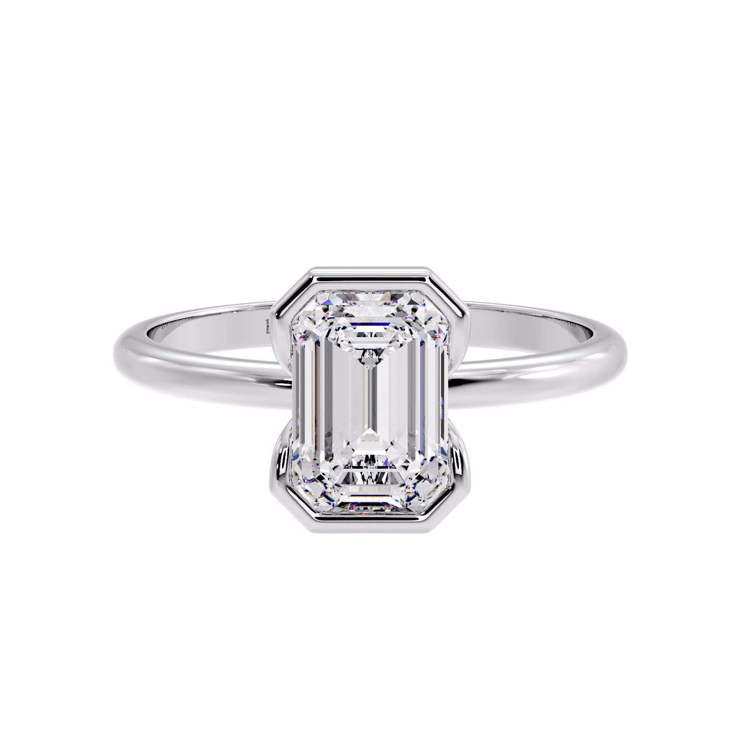 Emerald Solitaire Ring
