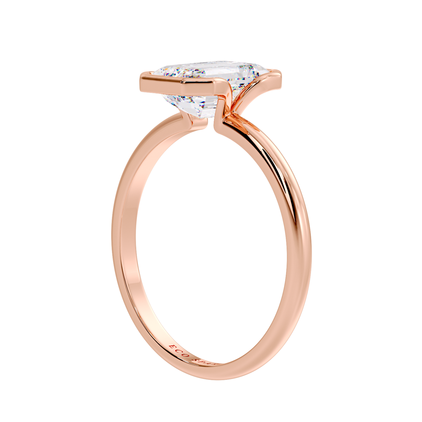 Emerald Solitaire Ring
