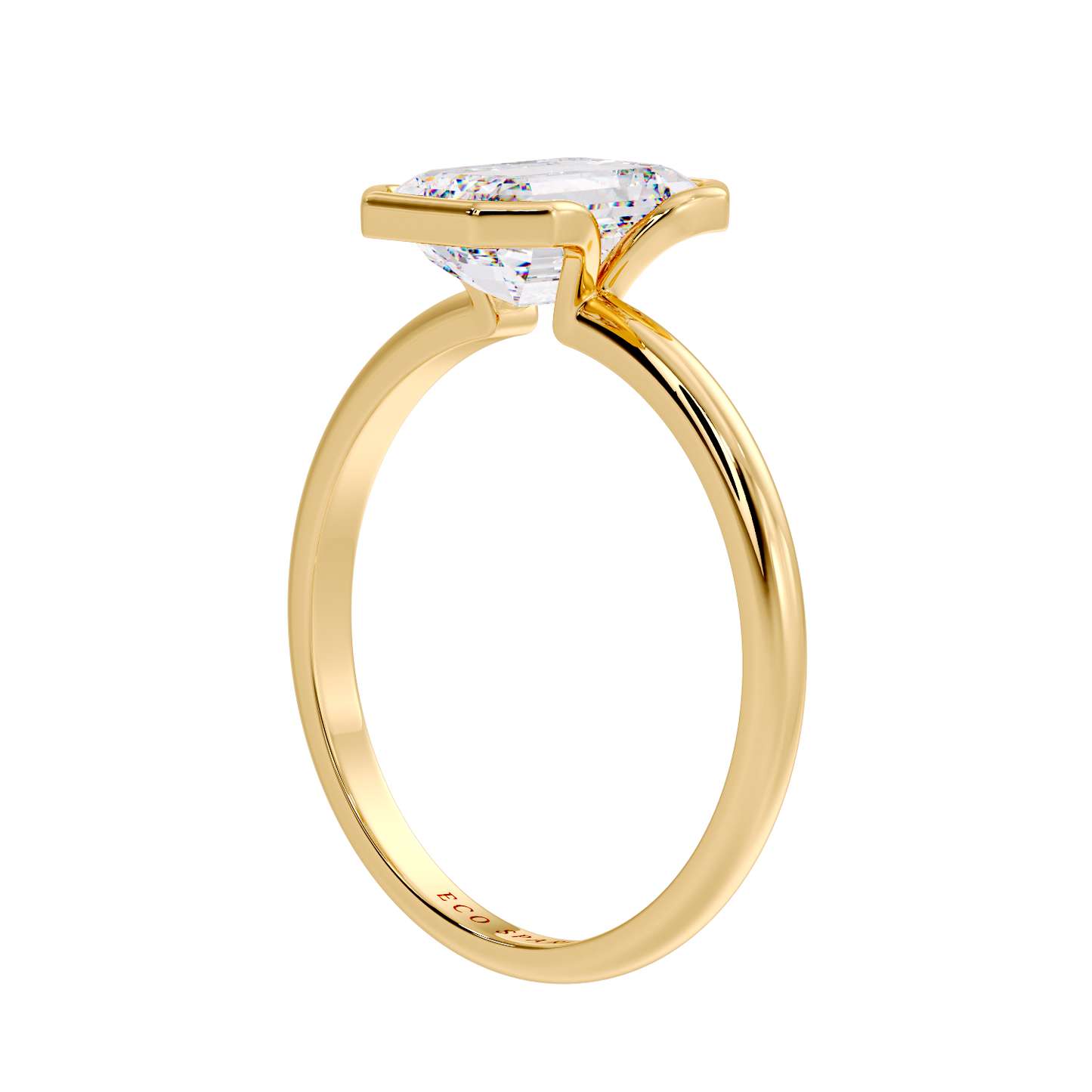 Emerald Solitaire Ring