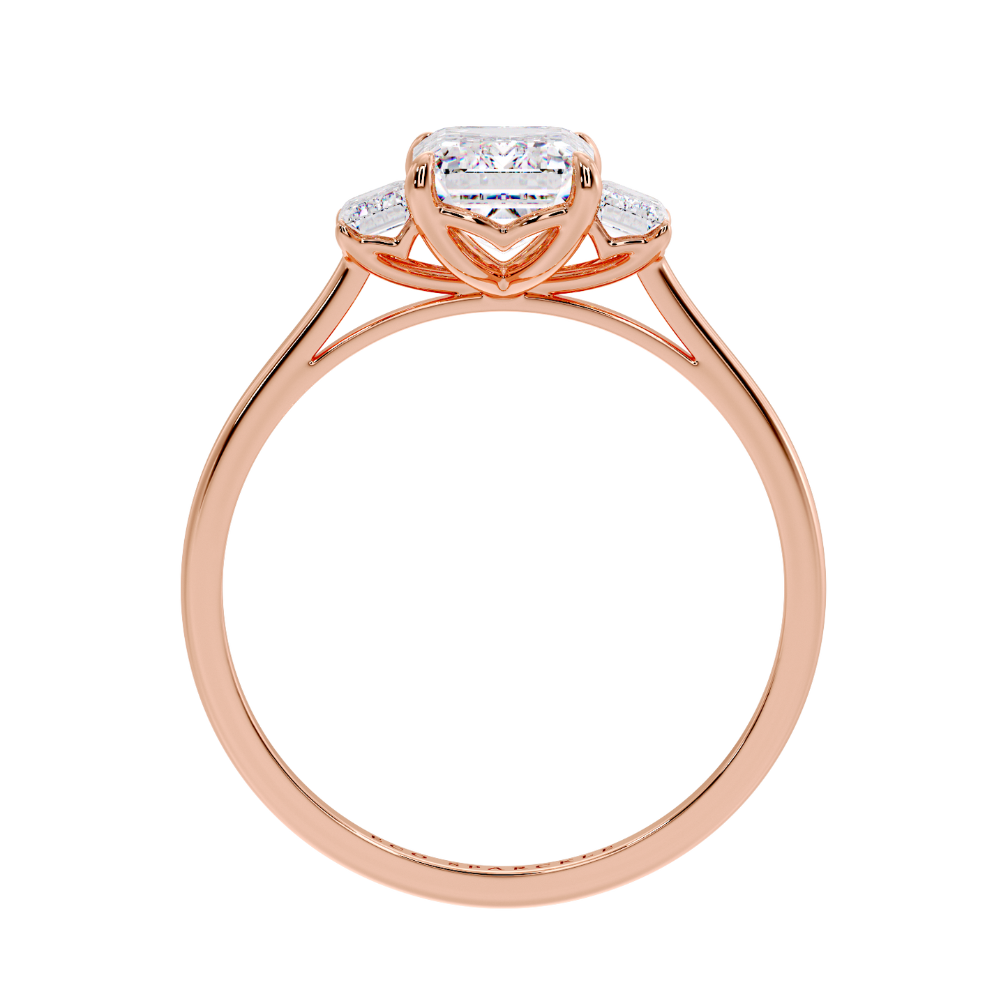 3 Emerald Diamond RING