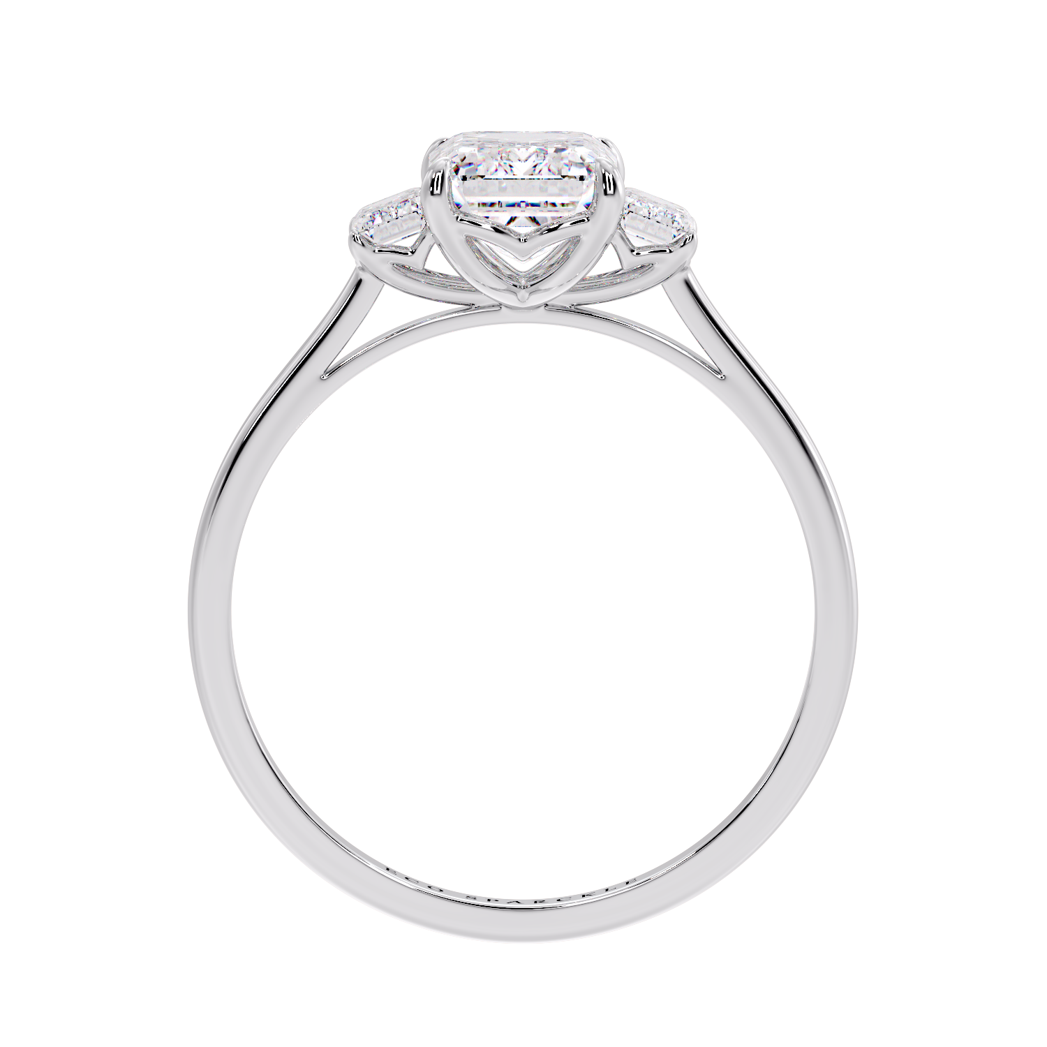 3 Emerald Diamond RING