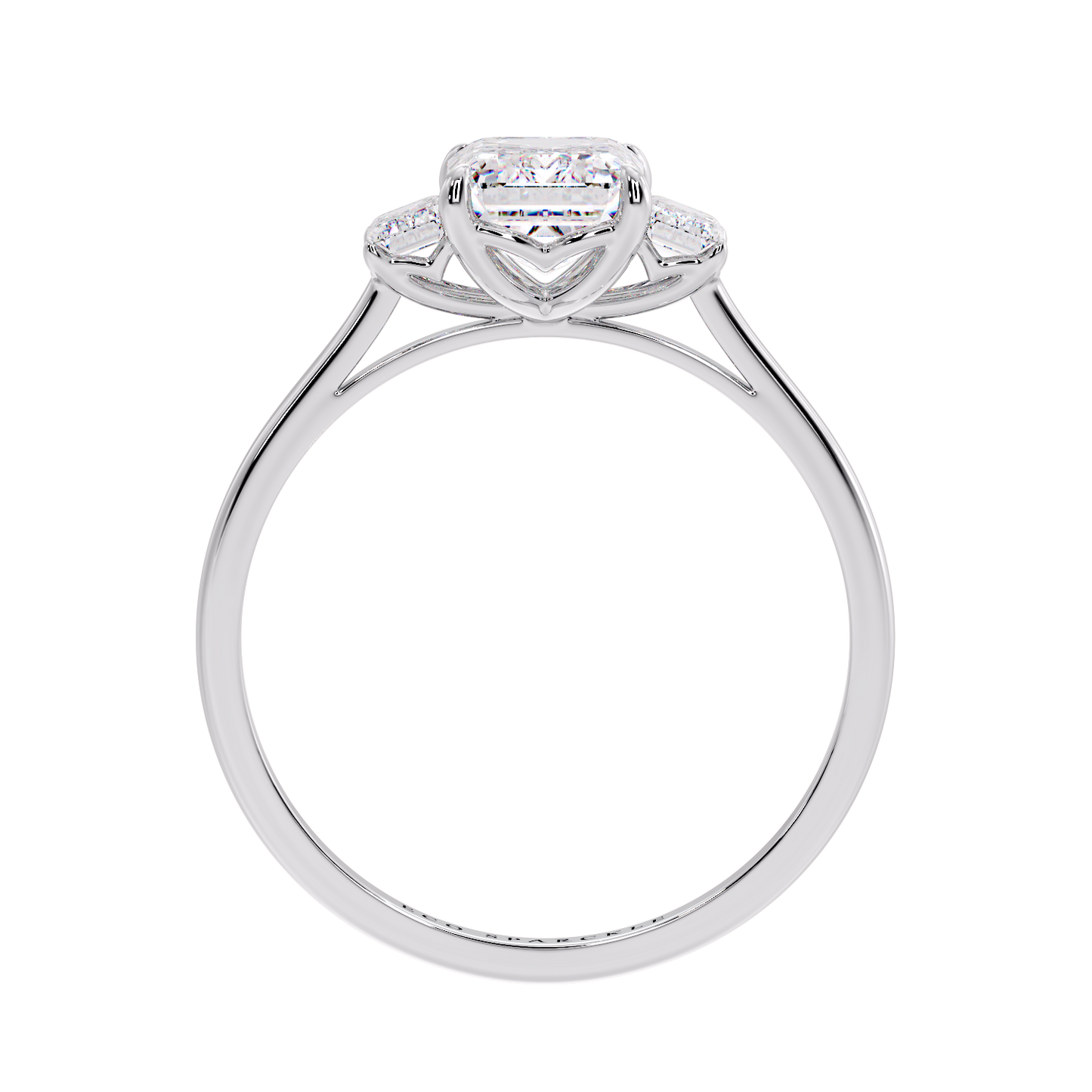 3 Emerald Diamond RING