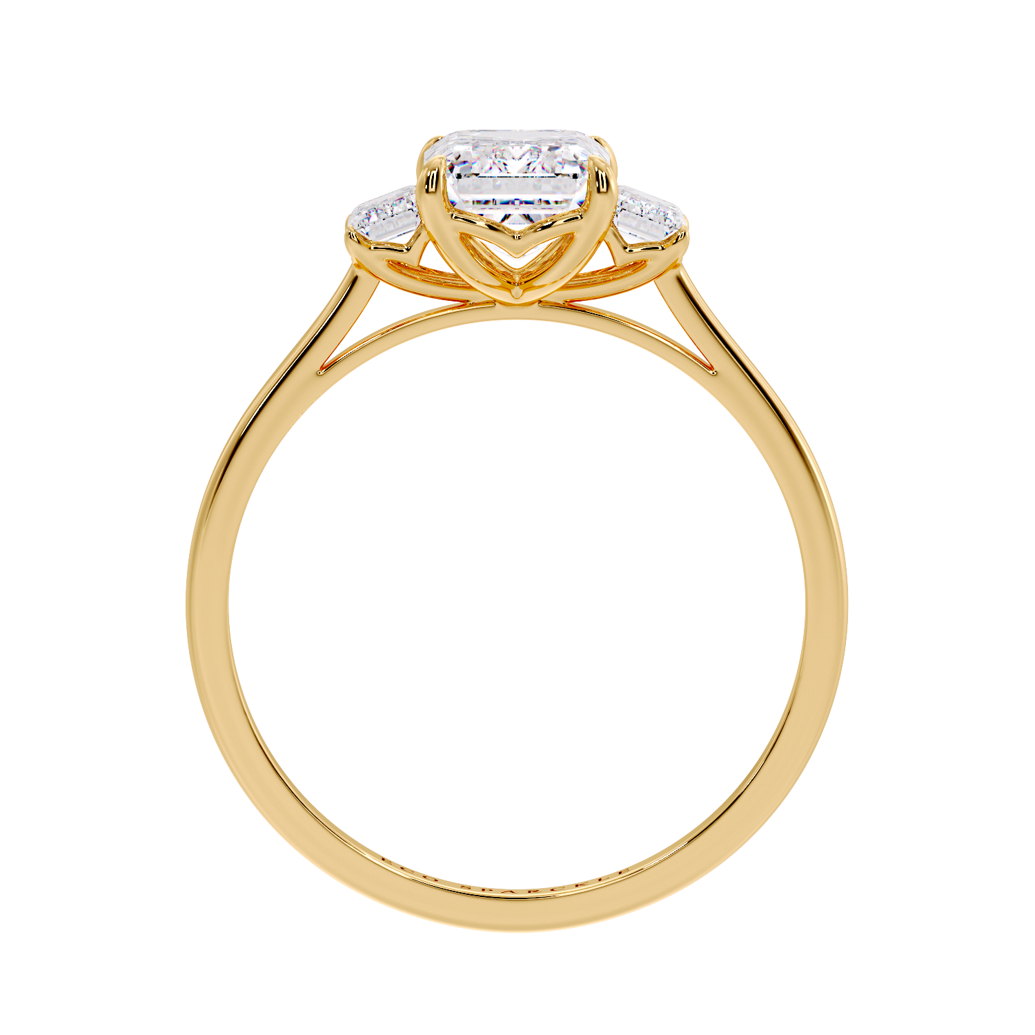 3 Emerald Diamond RING