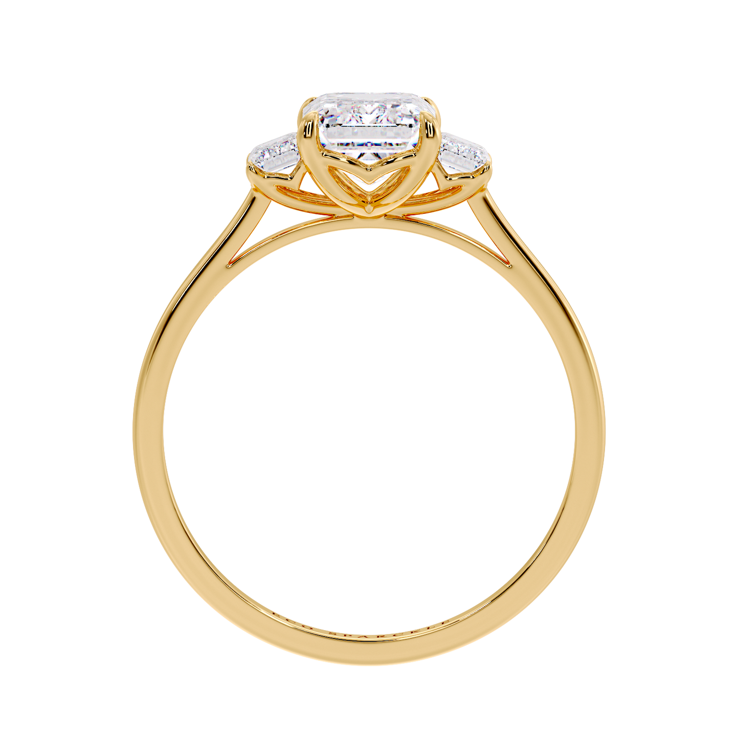 3 Emerald Diamond RING