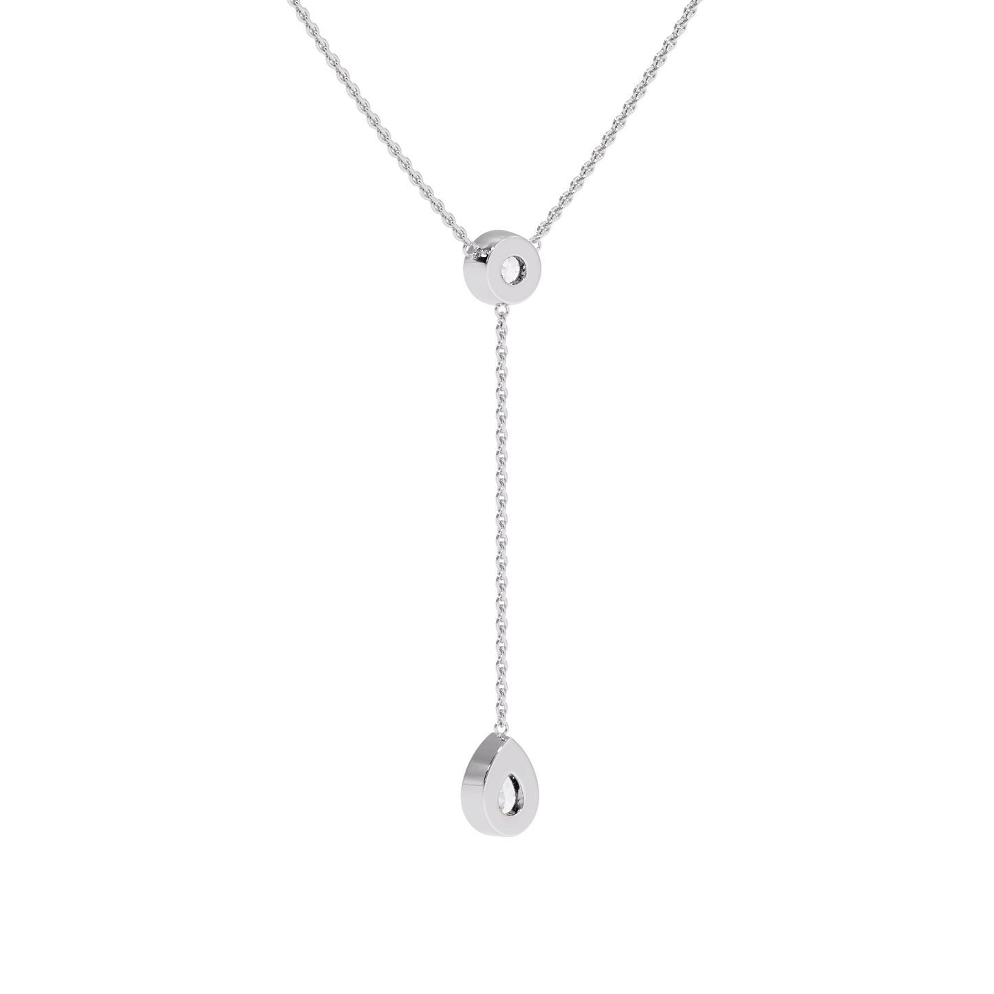 NECKLESS WITH ROUND & PEAR