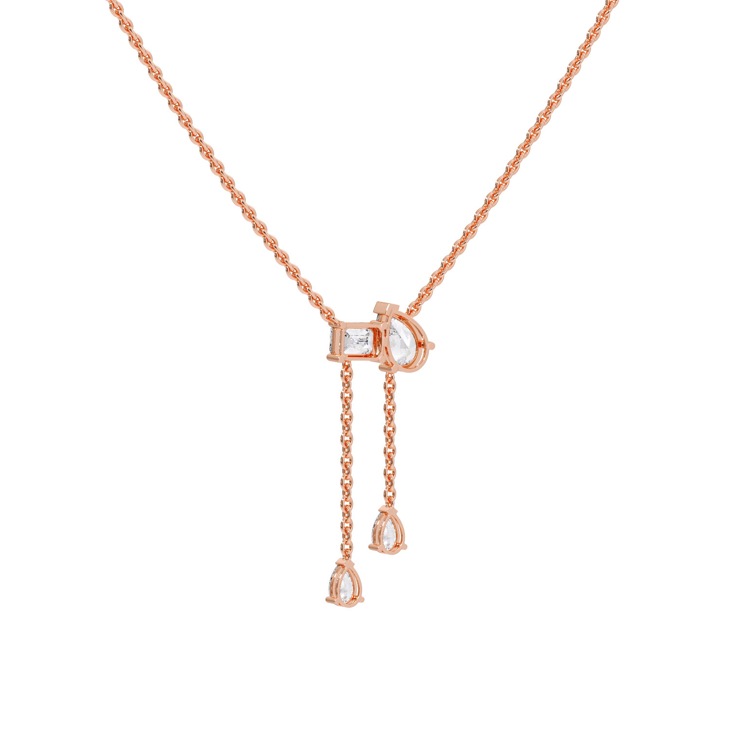 EMAERALD WITH PEAR NECKLESS