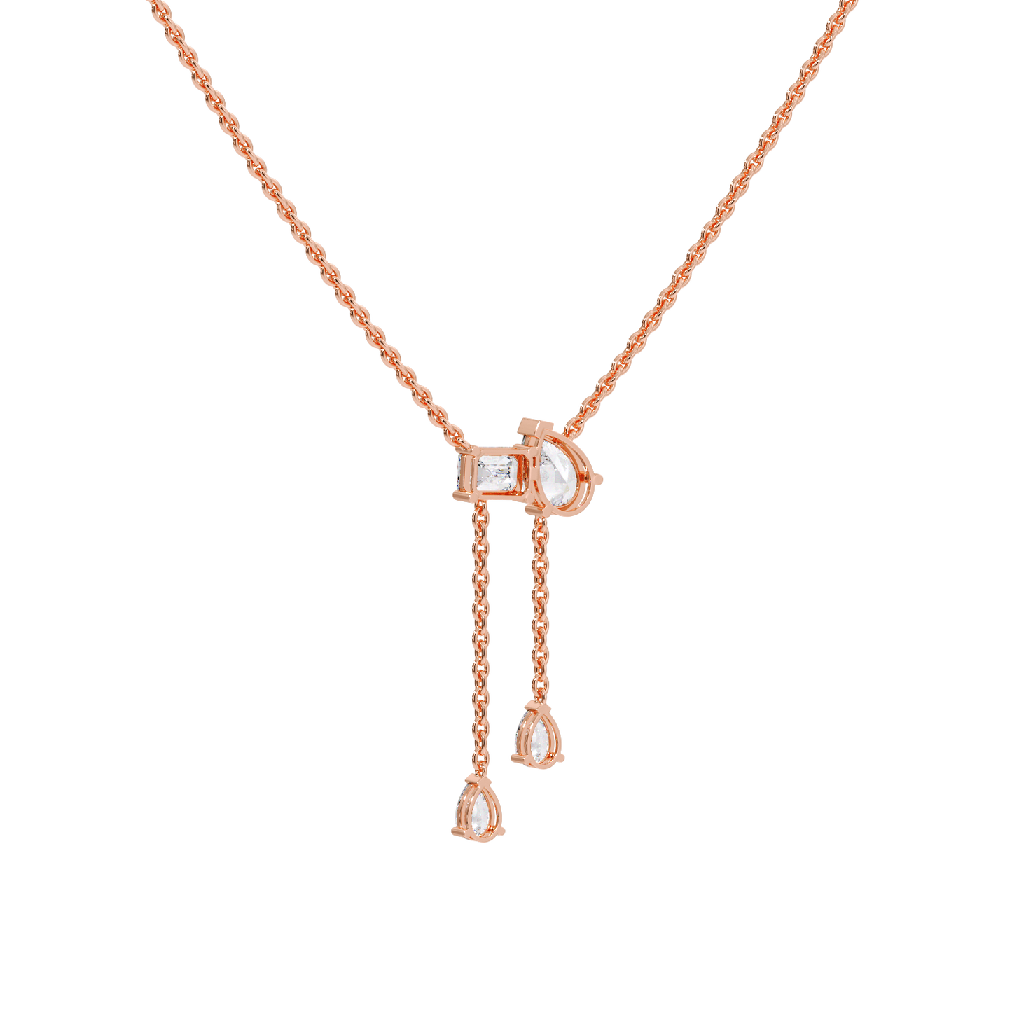 EMAERALD WITH PEAR NECKLESS