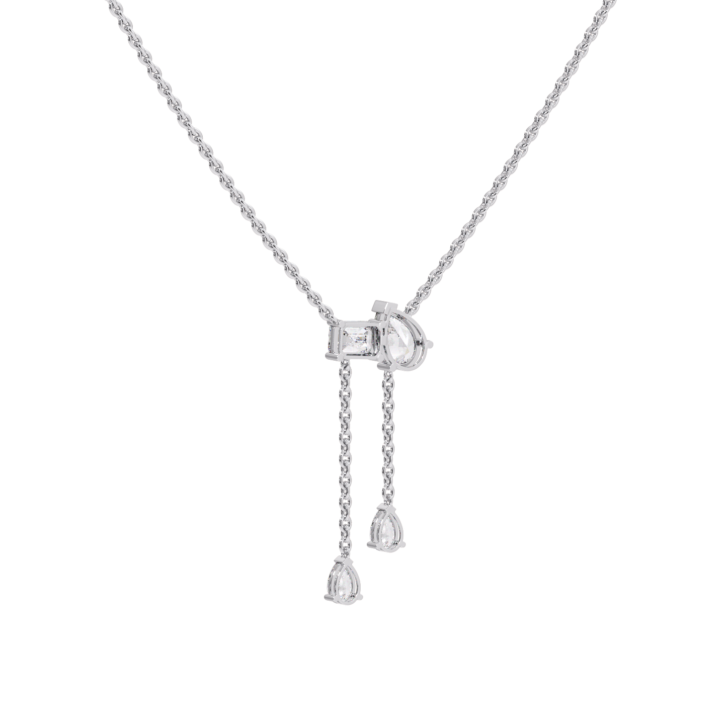 EMAERALD WITH PEAR NECKLESS