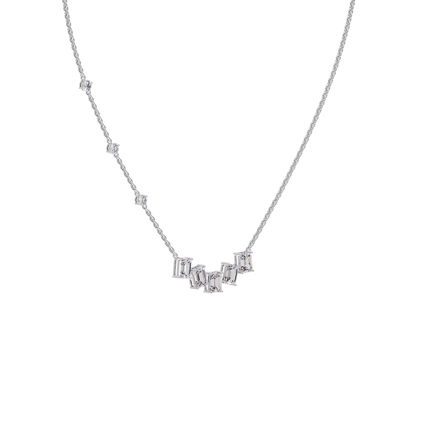 5 EMERALD COMBO NECKLESS