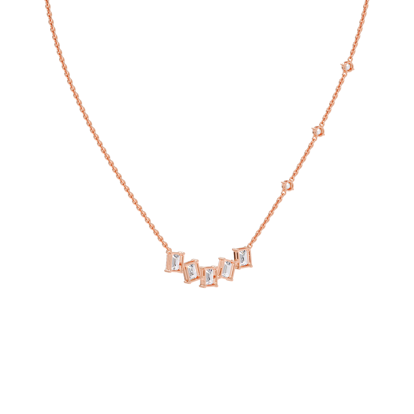 5 EMERALD COMBO NECKLESS