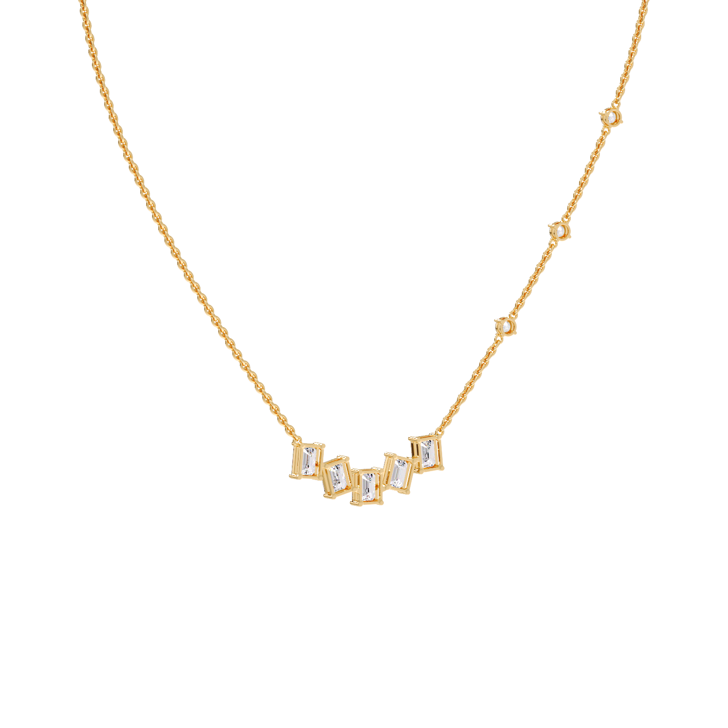 5 EMERALD COMBO NECKLESS