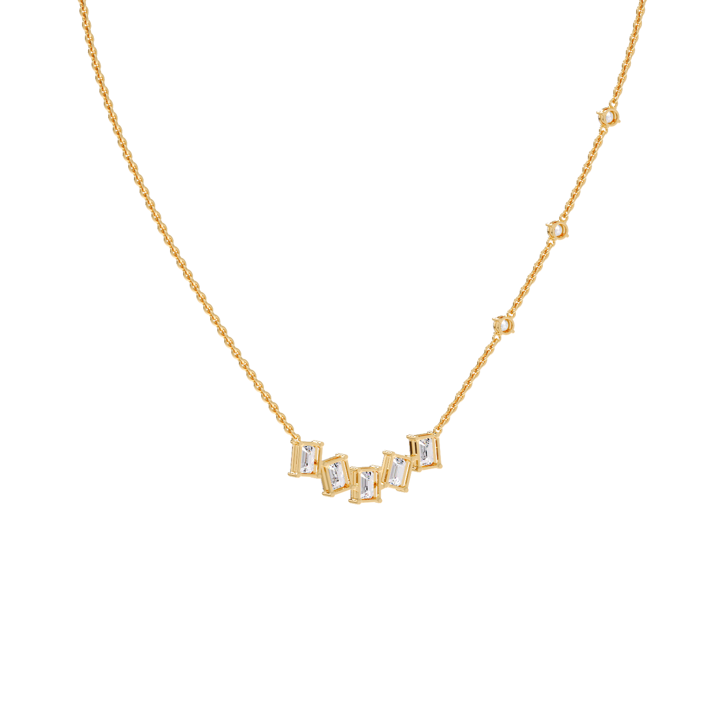5 EMERALD COMBO NECKLESS