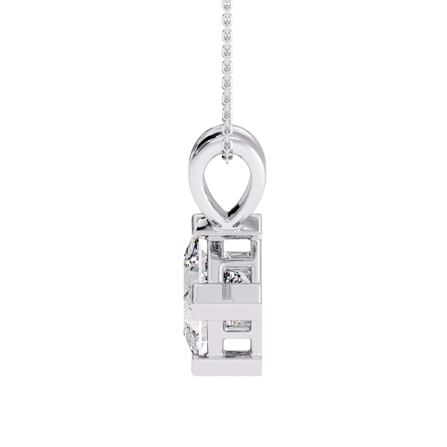PRINCESS DIAMOND PENDANT
