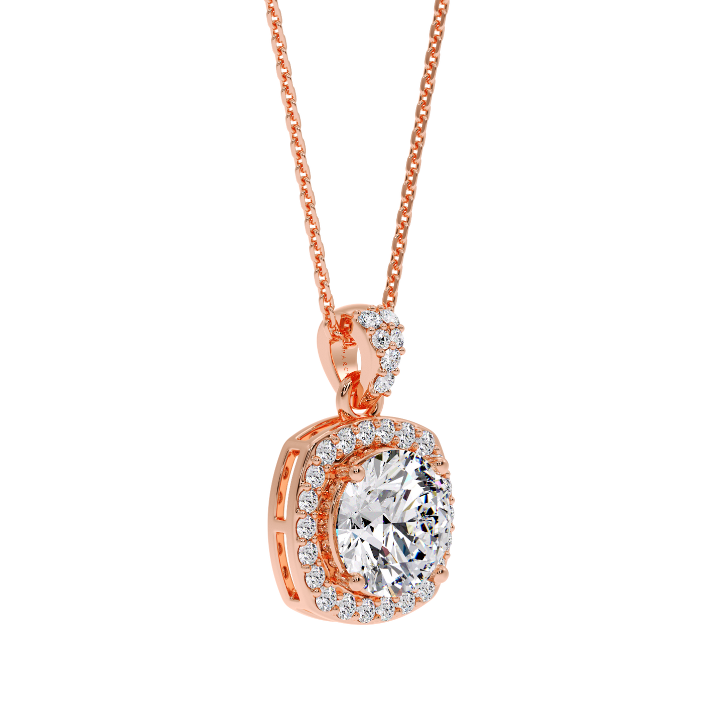 ROUND HALO PENDANT