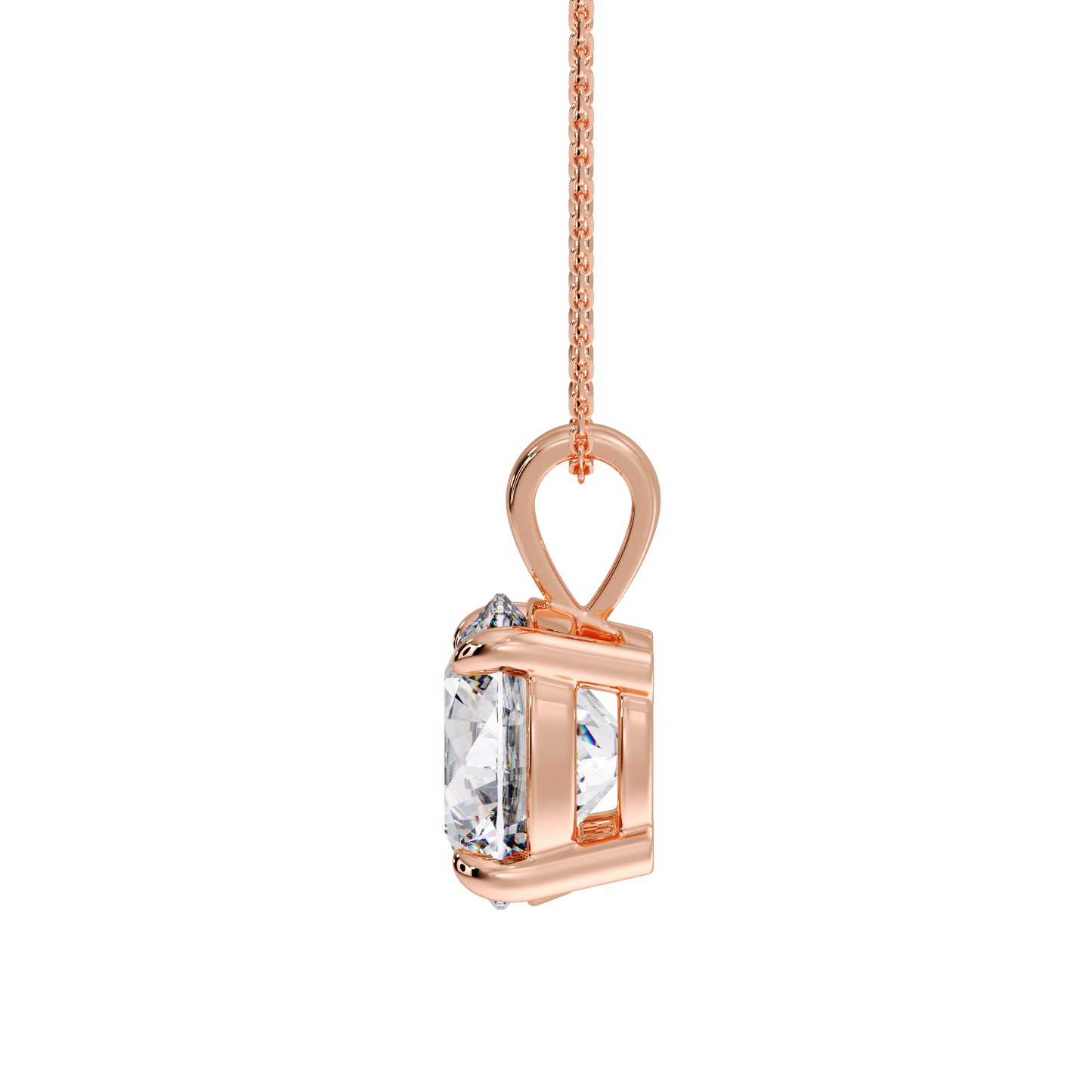 ROUND SOLITAIRE PENDANT