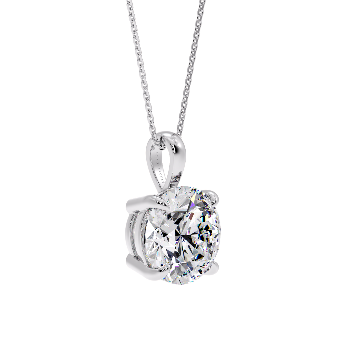 ROUND SOLITAIRE PENDANT