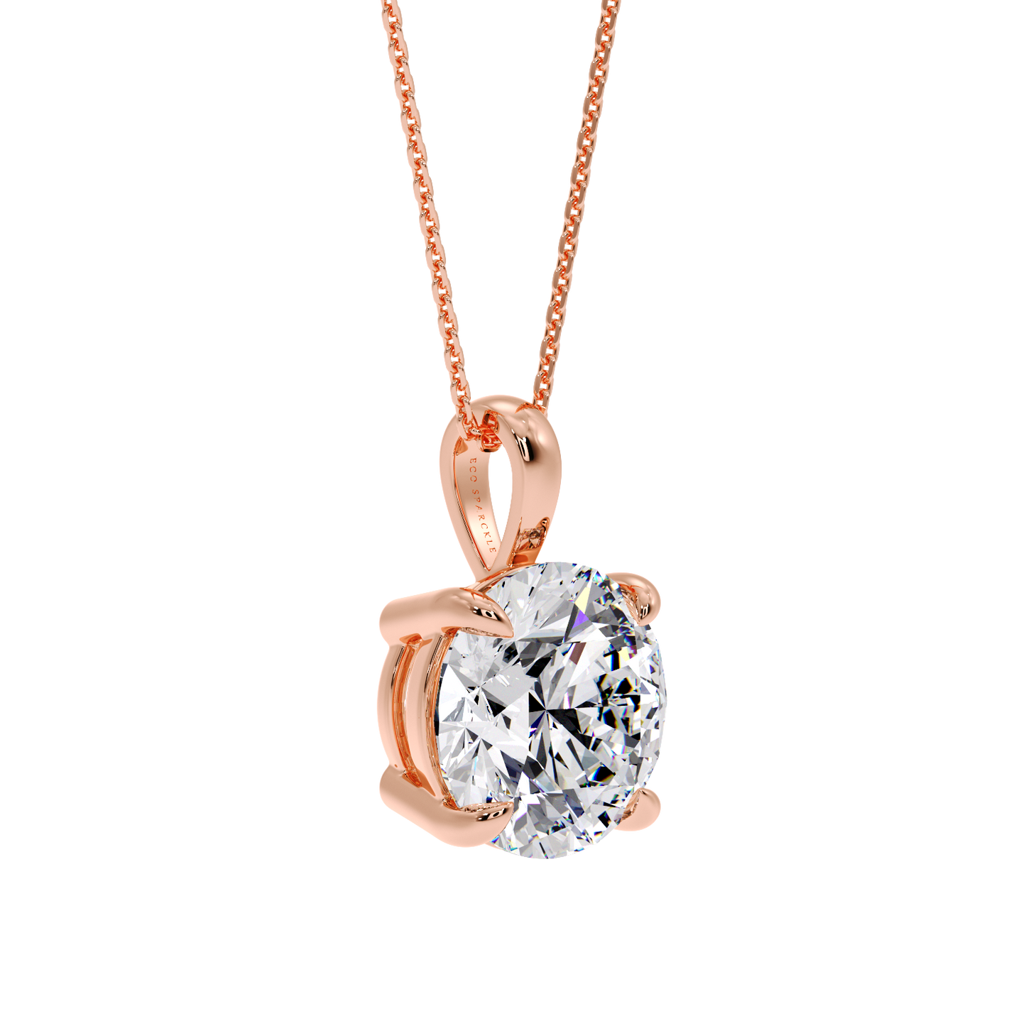 ROUND SOLITAIRE PENDANT