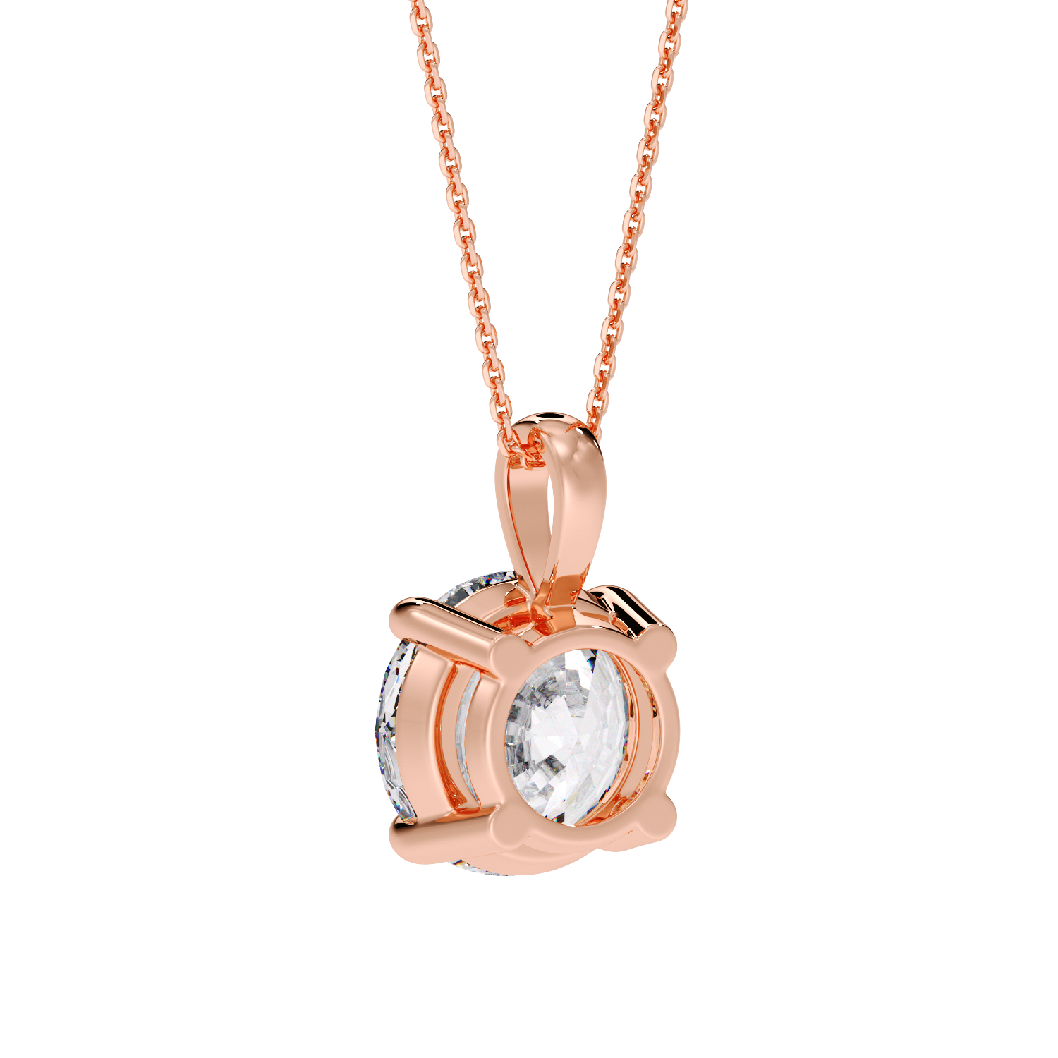 ROUND SOLITAIRE PENDANT