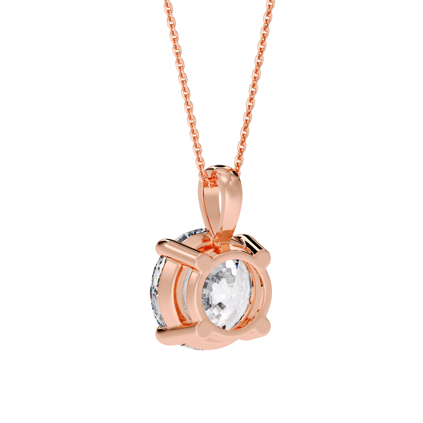 ROUND SOLITAIRE PENDANT