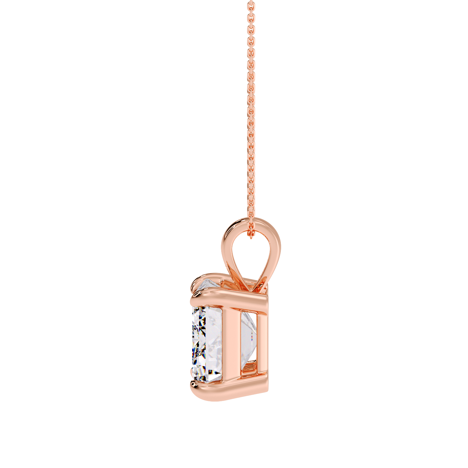 EMERALD DIAMOND PENDANT