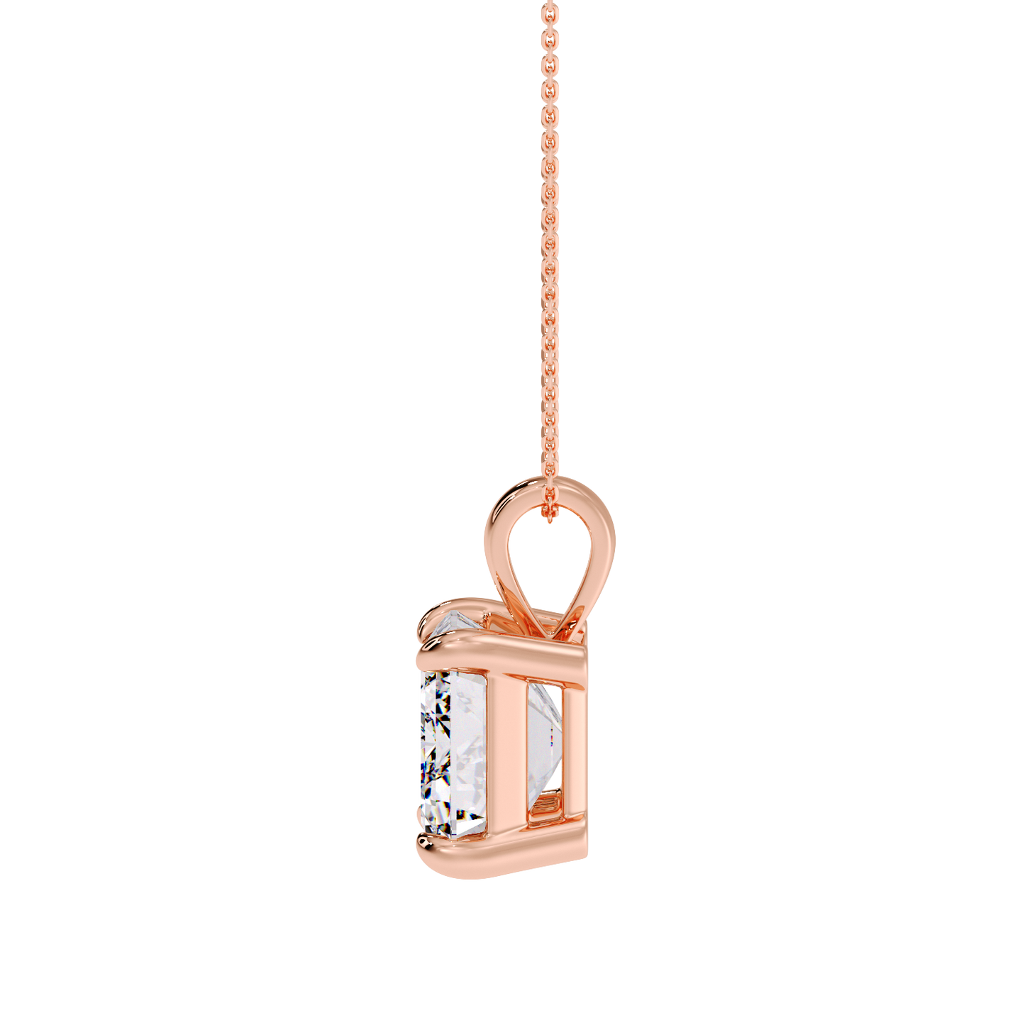 EMERALD DIAMOND PENDANT