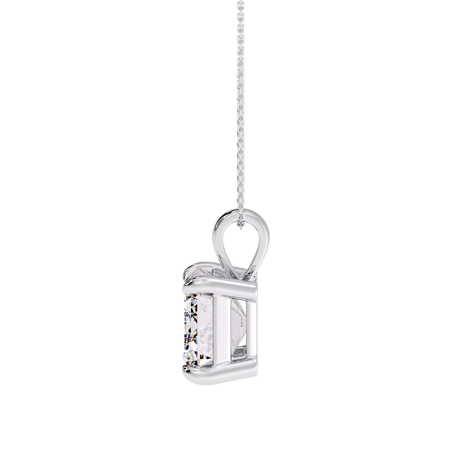 EMERALD DIAMOND PENDANT