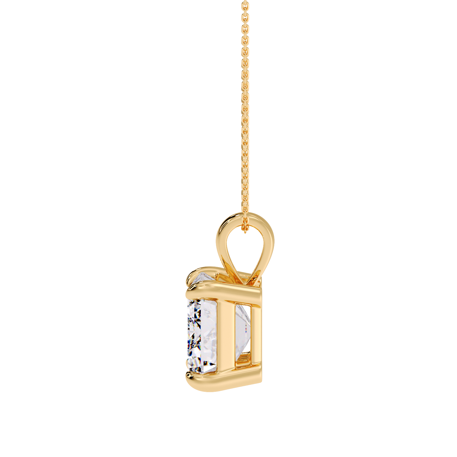 EMERALD DIAMOND PENDANT