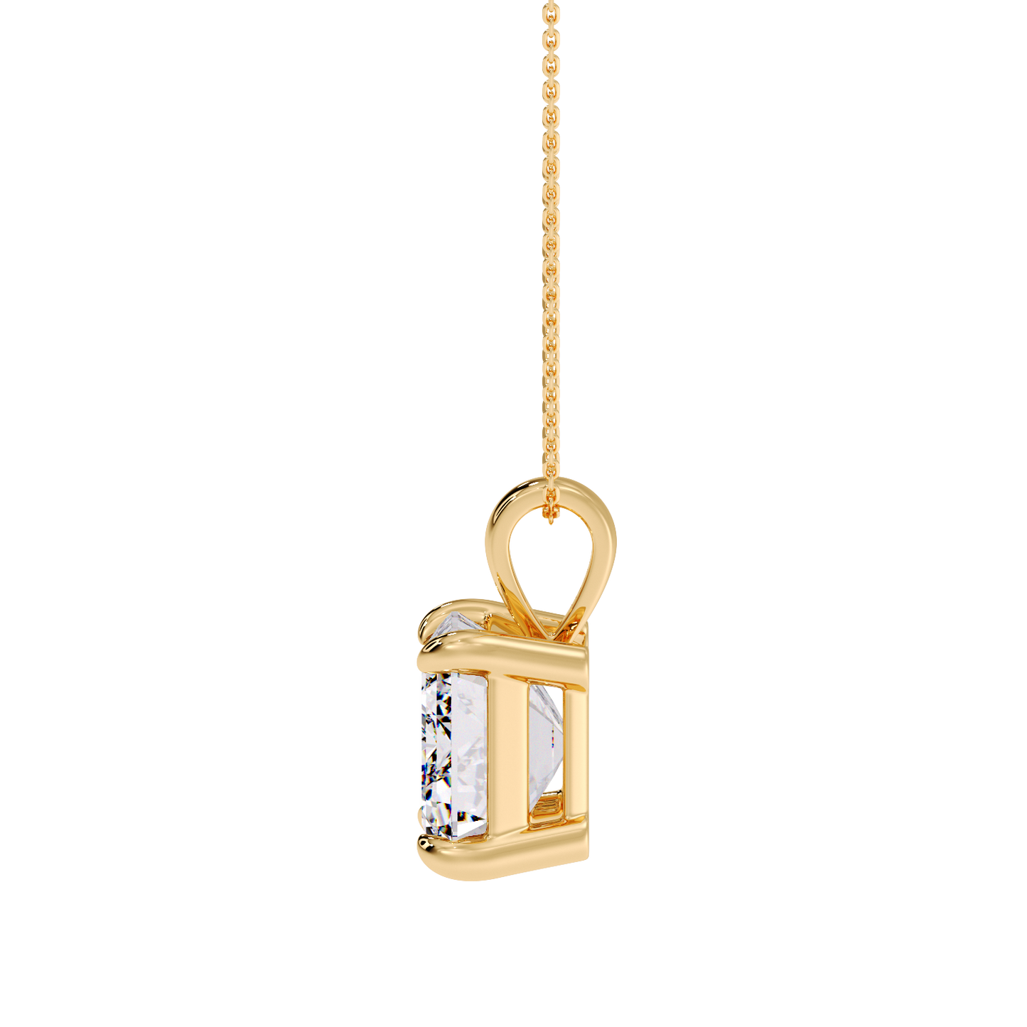 EMERALD DIAMOND PENDANT