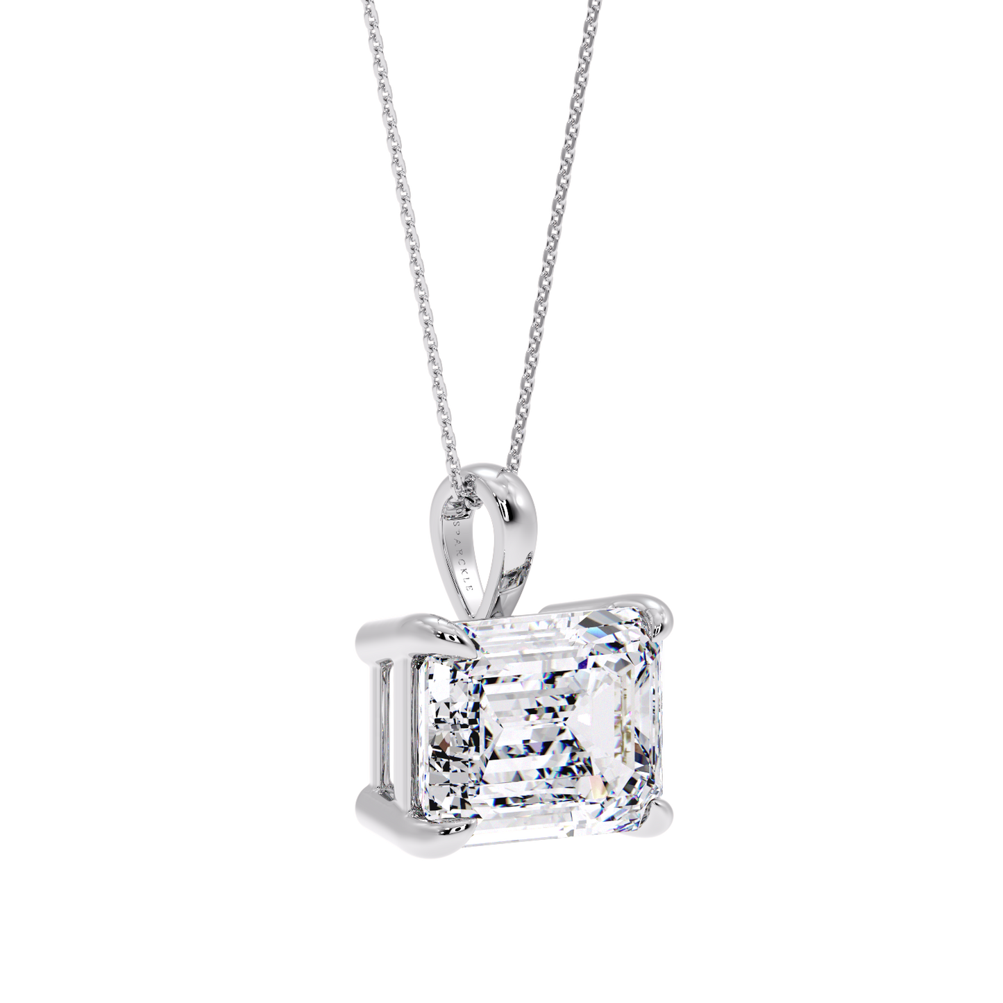 EMERALD DIAMOND PENDANT