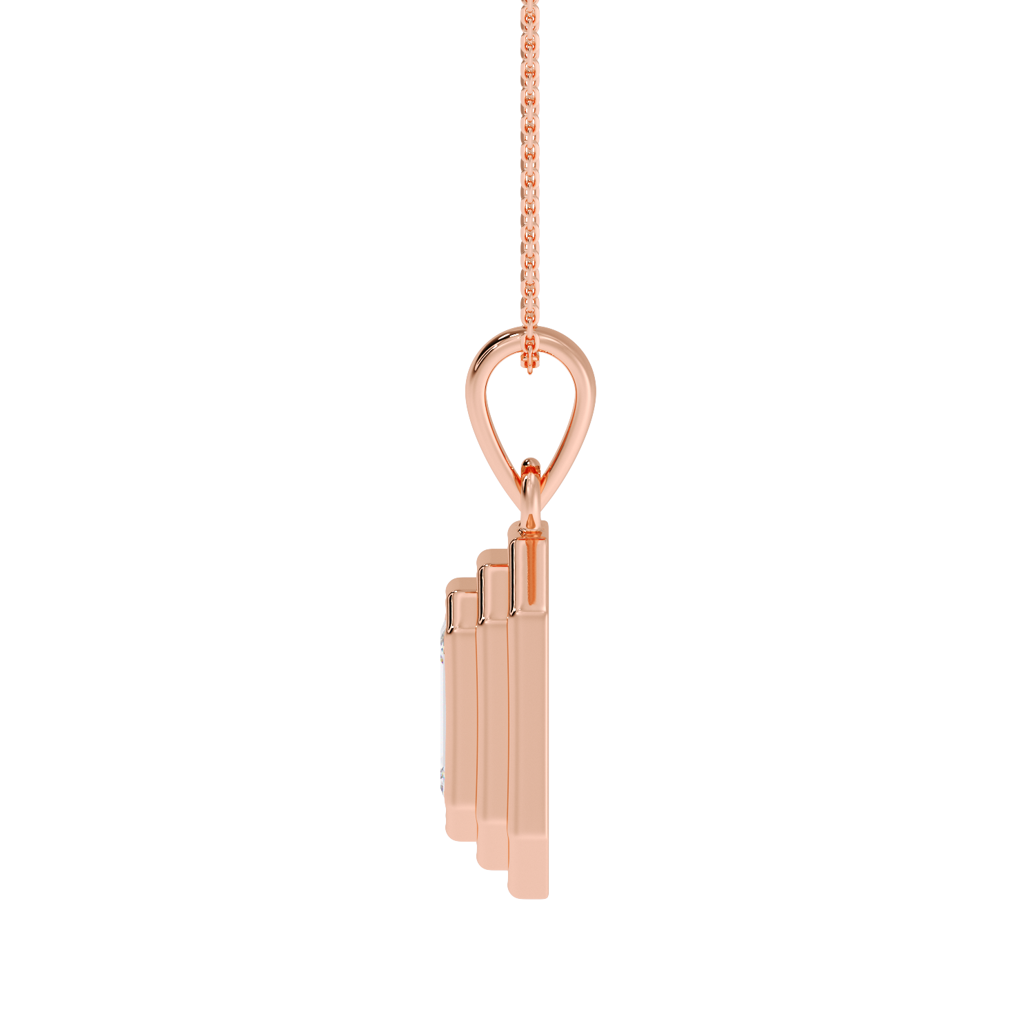 EMERALD STEP PENDANT