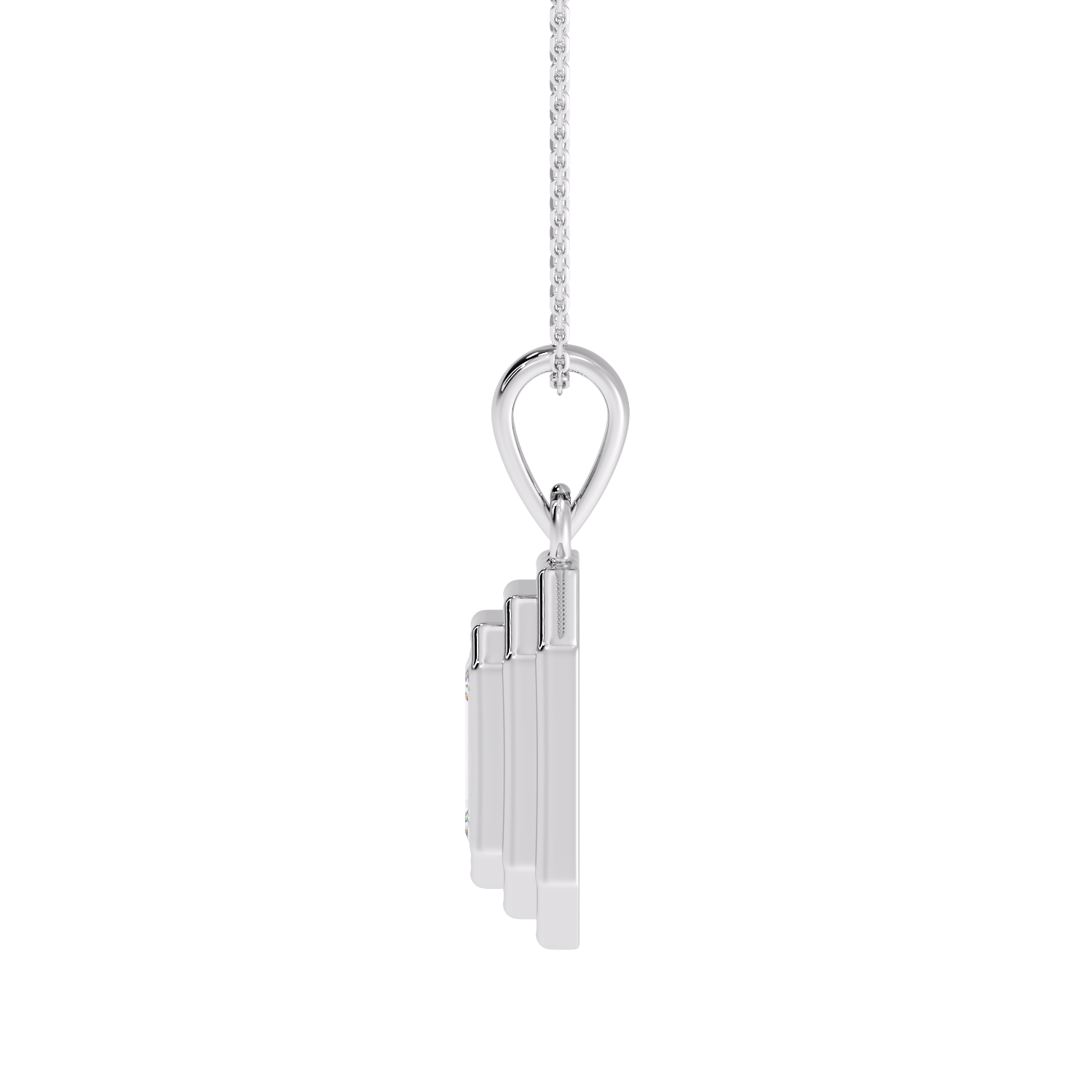 EMERALD STEP PENDANT