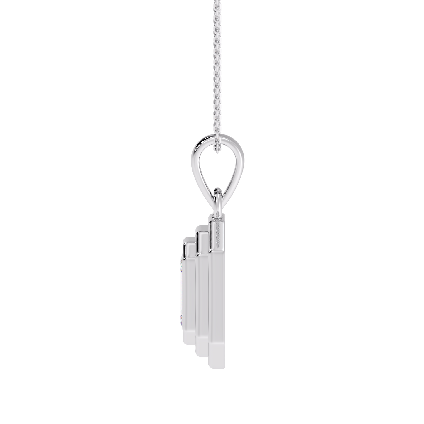 EMERALD STEP PENDANT