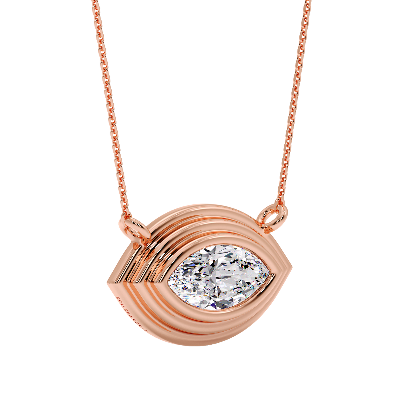 Marquise Step Pendant