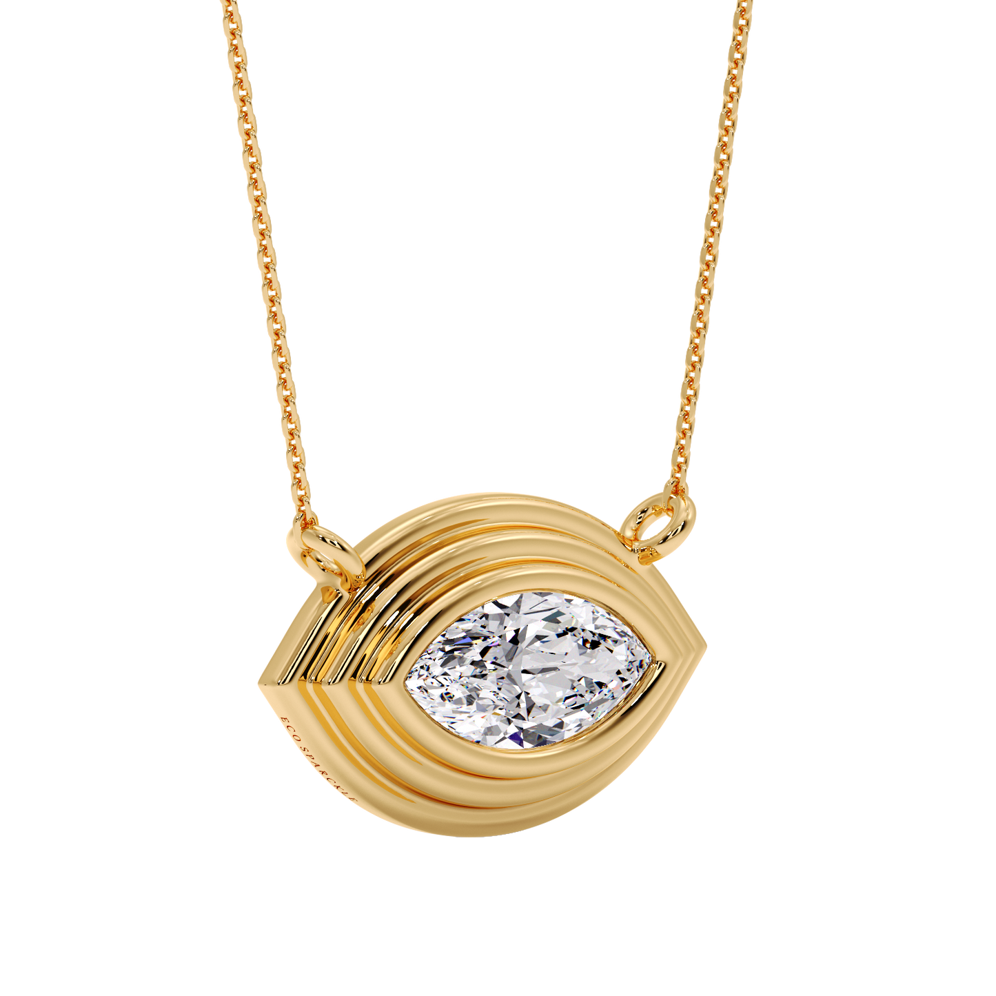 Marquise Step Pendant
