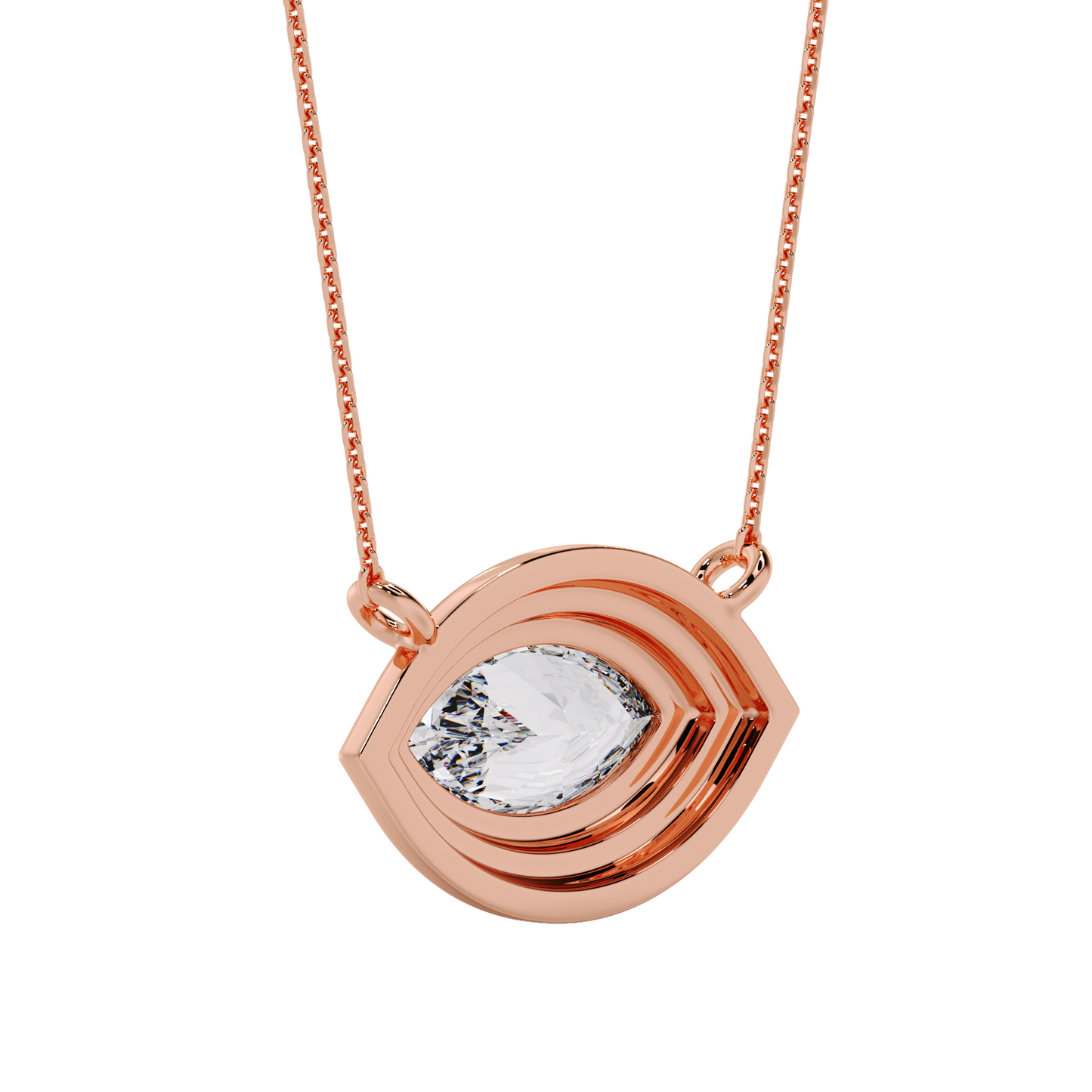 Marquise Step Pendant