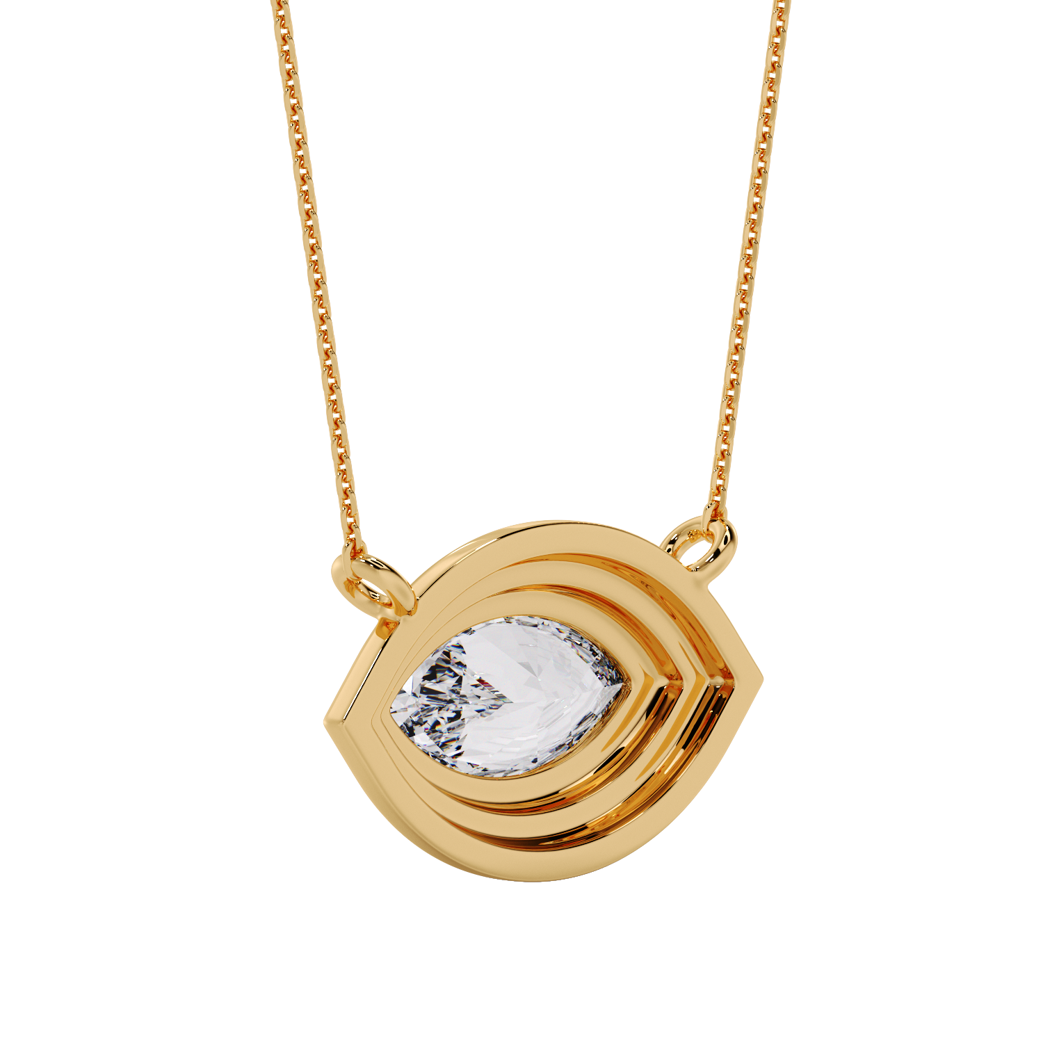 Marquise Step Pendant