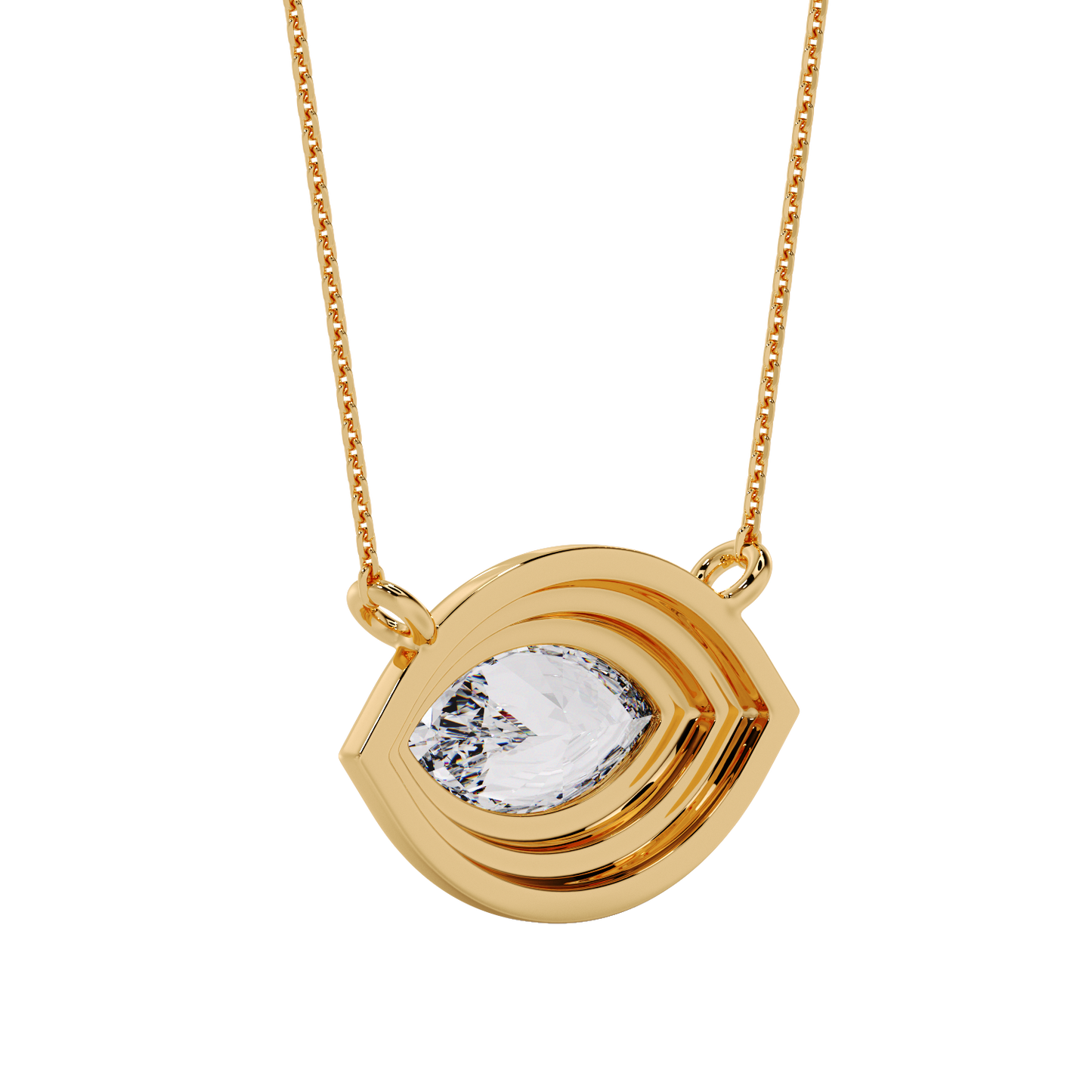 Marquise Step Pendant