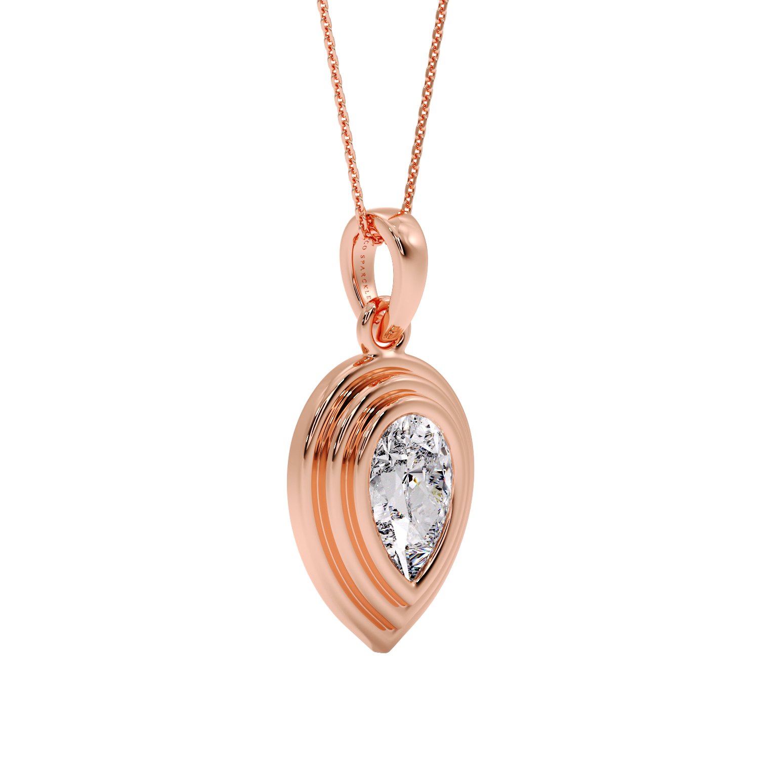 PEAR STEP PENDANT