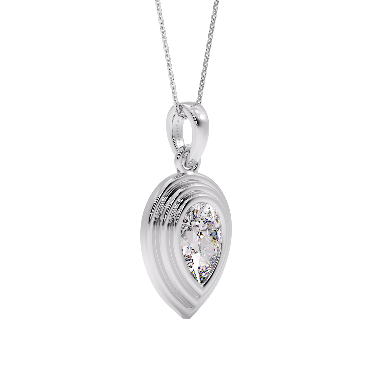 PEAR STEP PENDANT