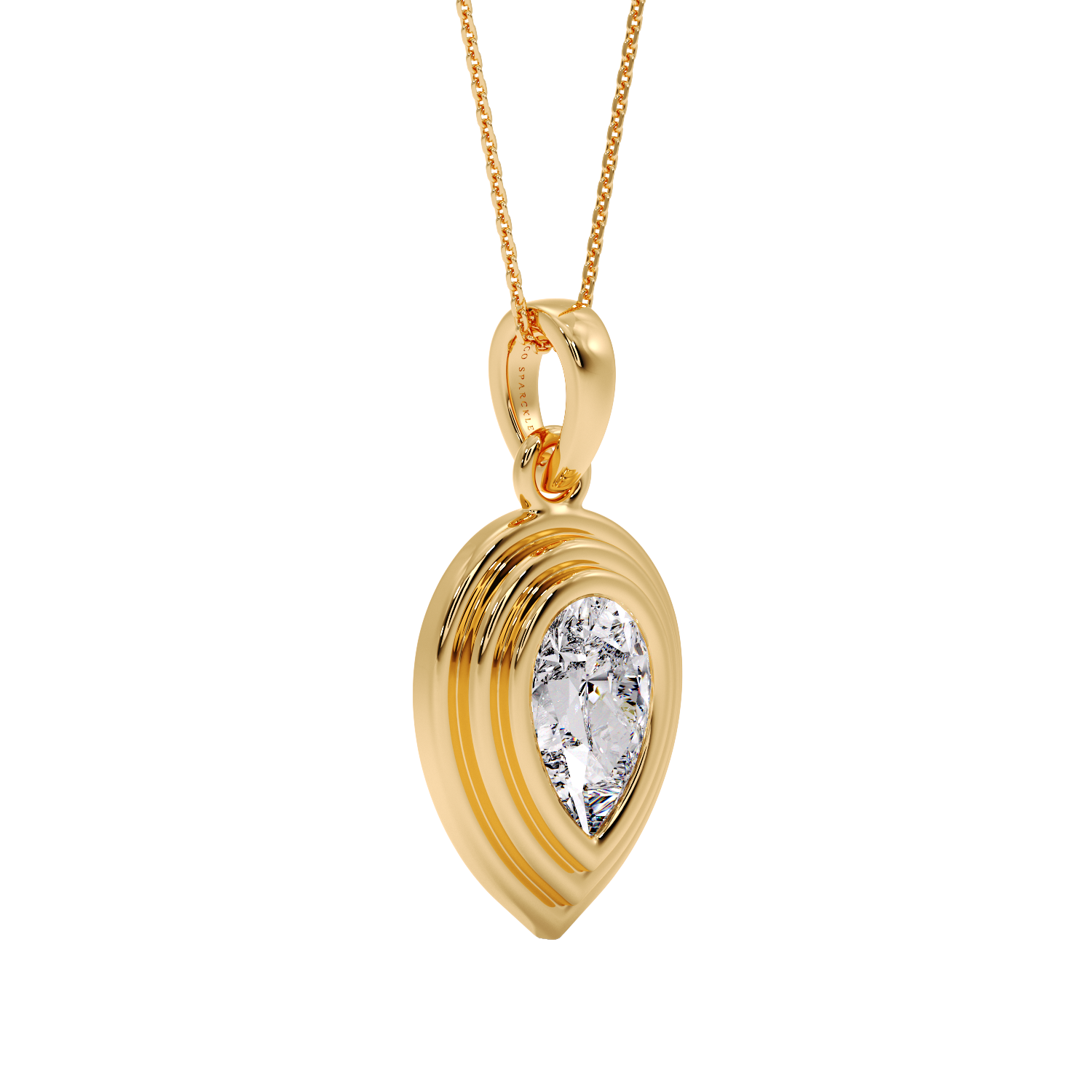 PEAR STEP PENDANT