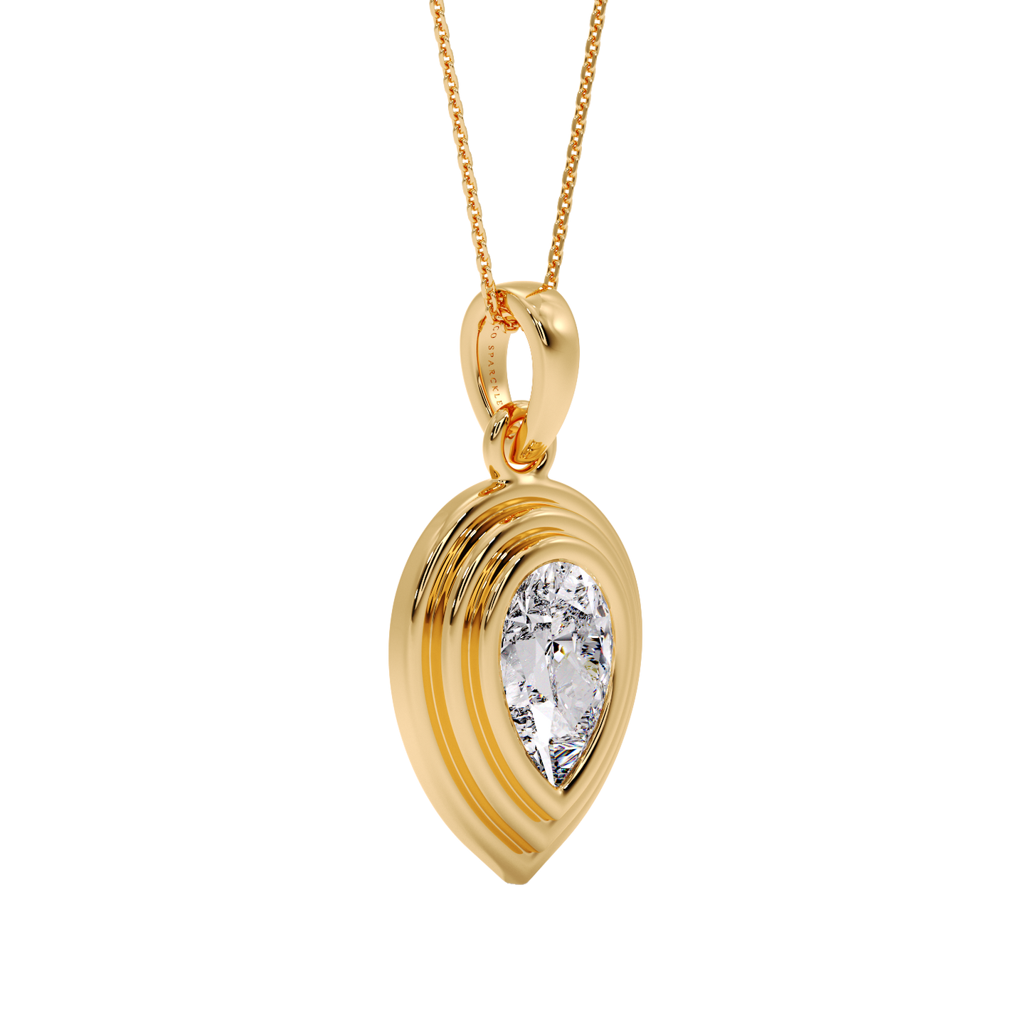 PEAR STEP PENDANT