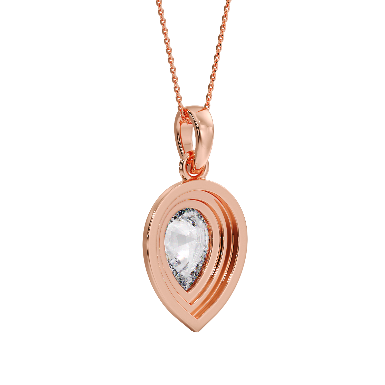 PEAR STEP PENDANT