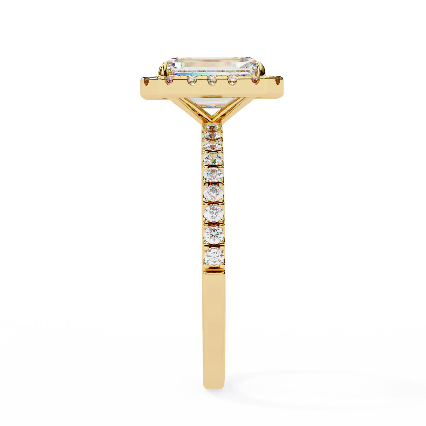 Eternal Emerald Halo Ring