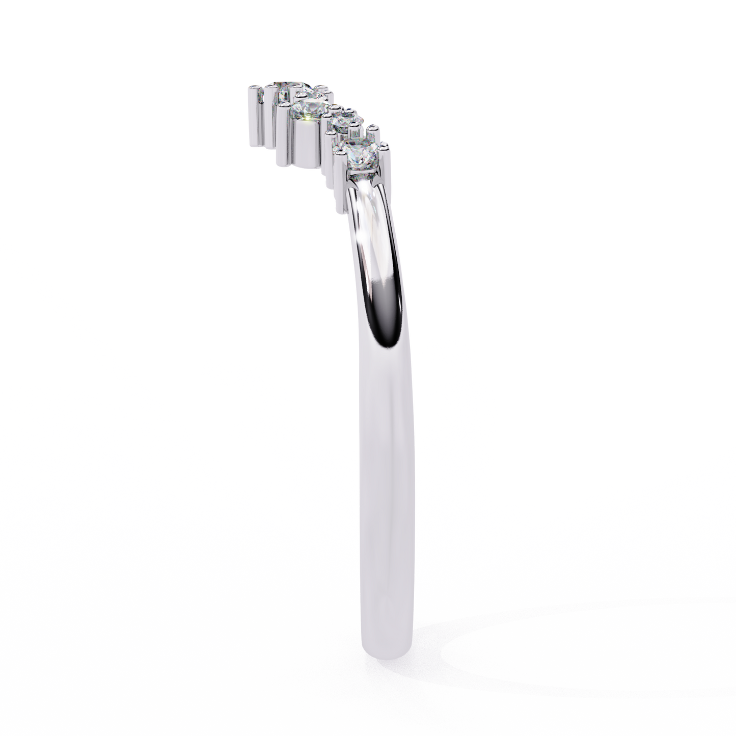 Buy Timeless Lab-Grown Diamond Chevron Band
