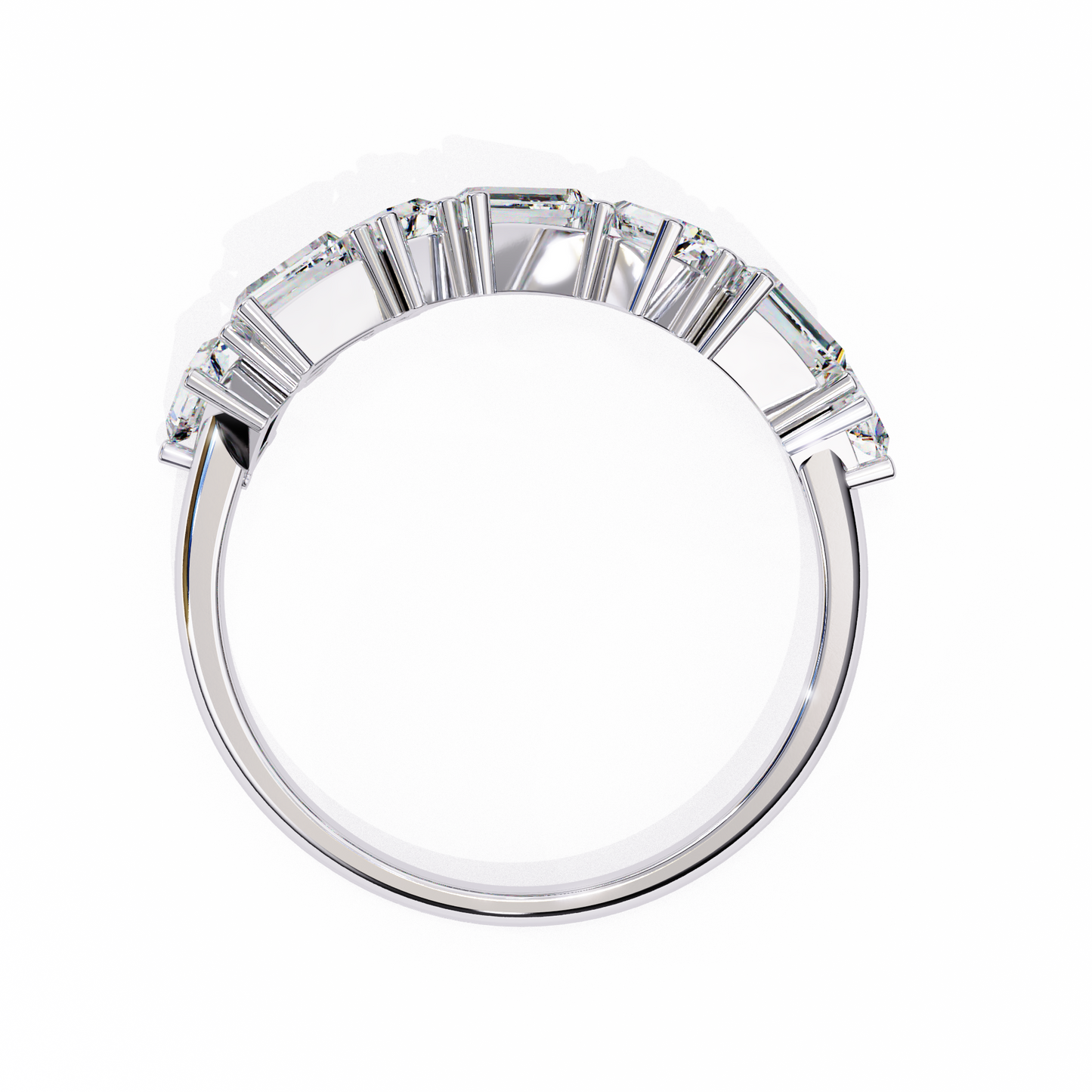 Own a Timeless Curved Diamond Band