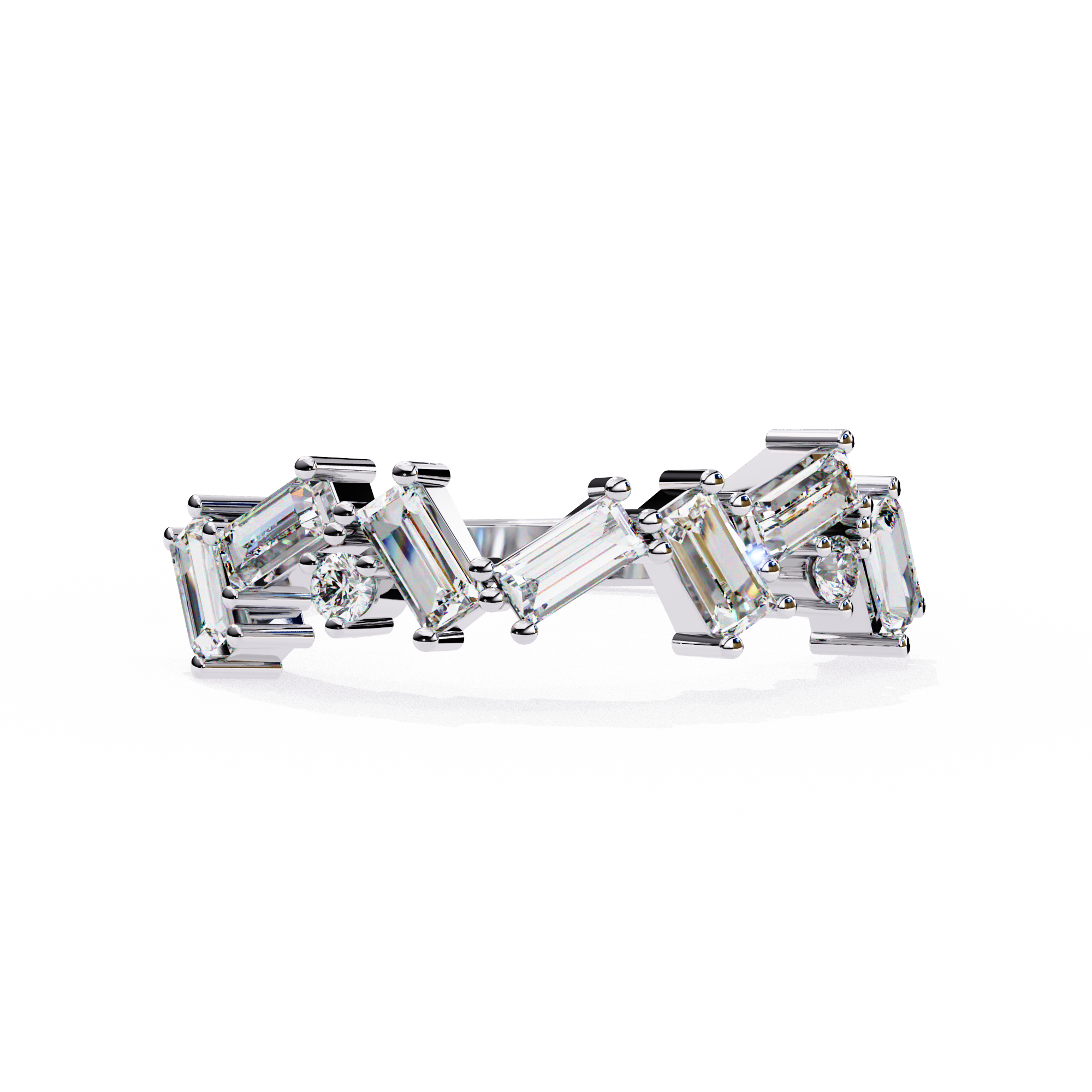 Own a Timeless Curved Diamond Band