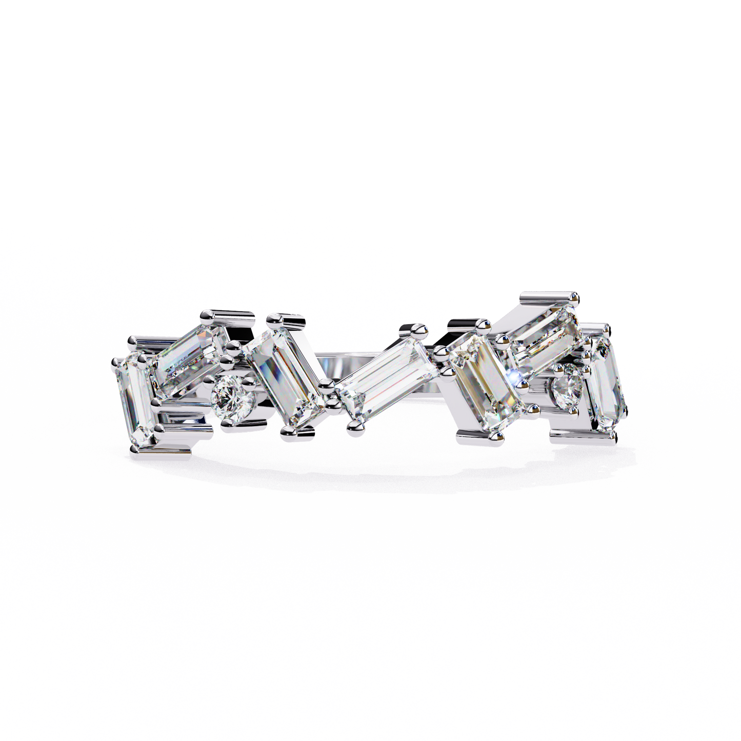 Own a Timeless Curved Diamond Band