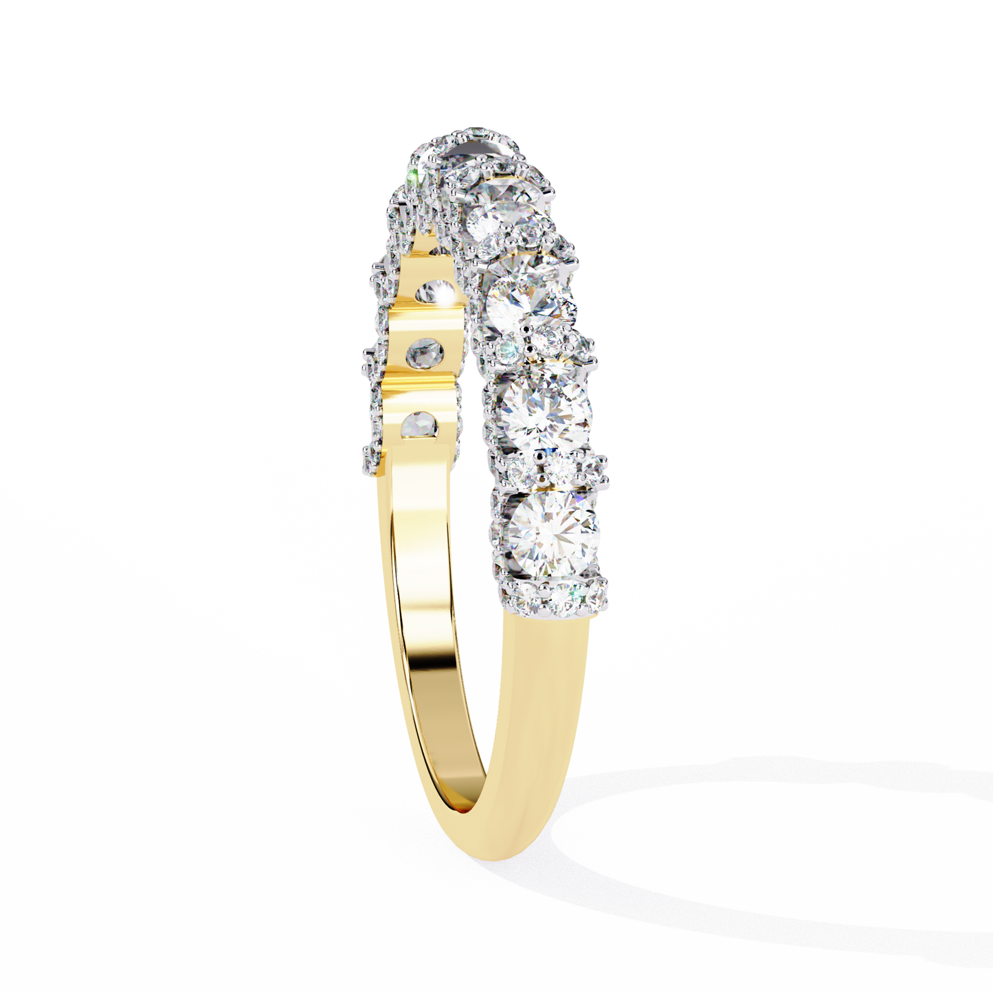 Half Lab Grown Diamond Eternity Ring